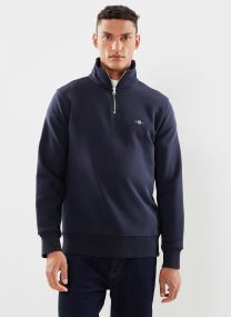 Sweats zippés Reg Shield Half Zip Sweat homme bleu GANT Sweats zippés Reg Shield Half Zip Sweat homme bleu EVENING BLUE