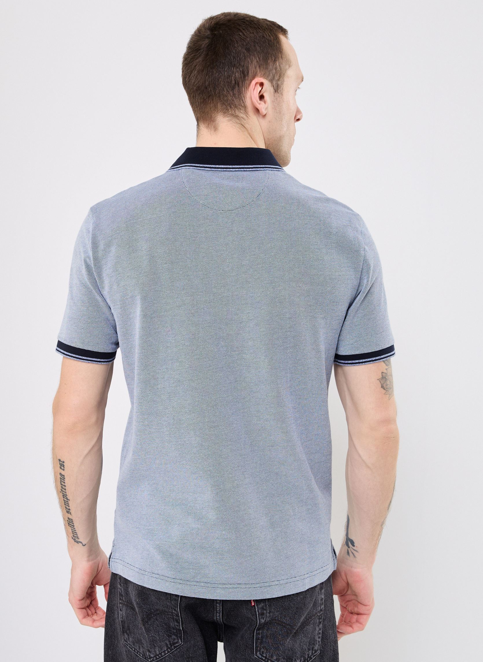 Polos manches courtes 4-Col Oxford Ss Pique homme bleu GANT Polos manches courtes 4-Col Oxford Ss Pique homme bleu BLEU COPEN