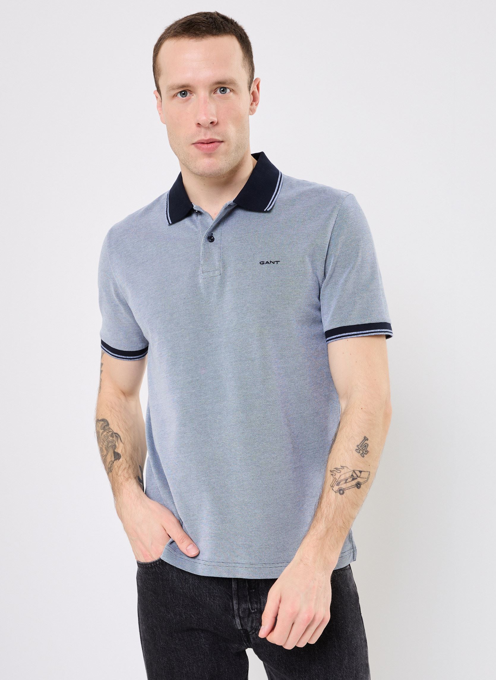 Polo Gant Polo en piqué Oxford EU - vue 3