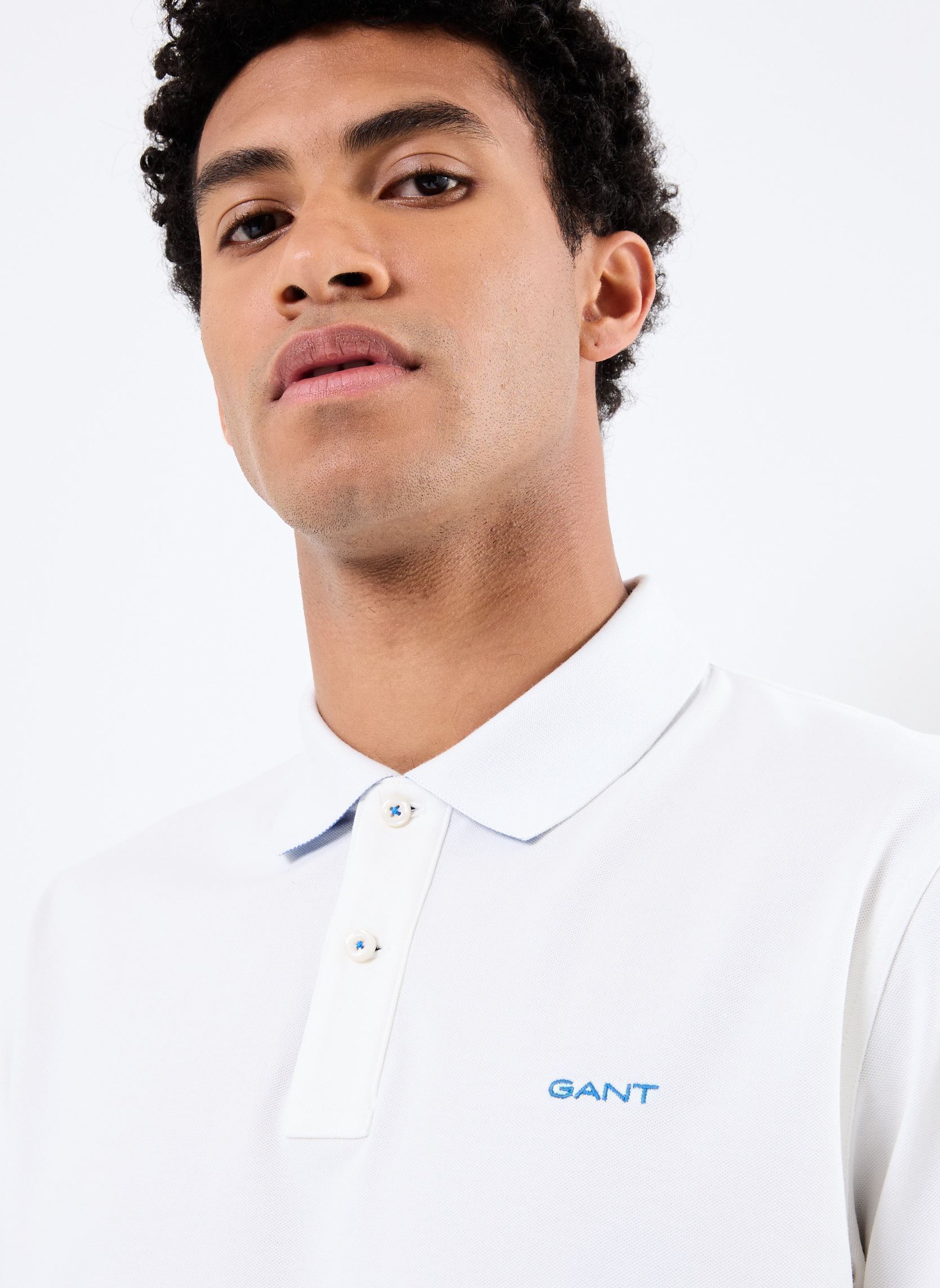 Polos manches courtes Reg Contrast Pique Ss Rugger homme blanc GANT Polos manches courtes Reg Contrast Pique Ss Rugger homme blanc COQUILLE OEUF