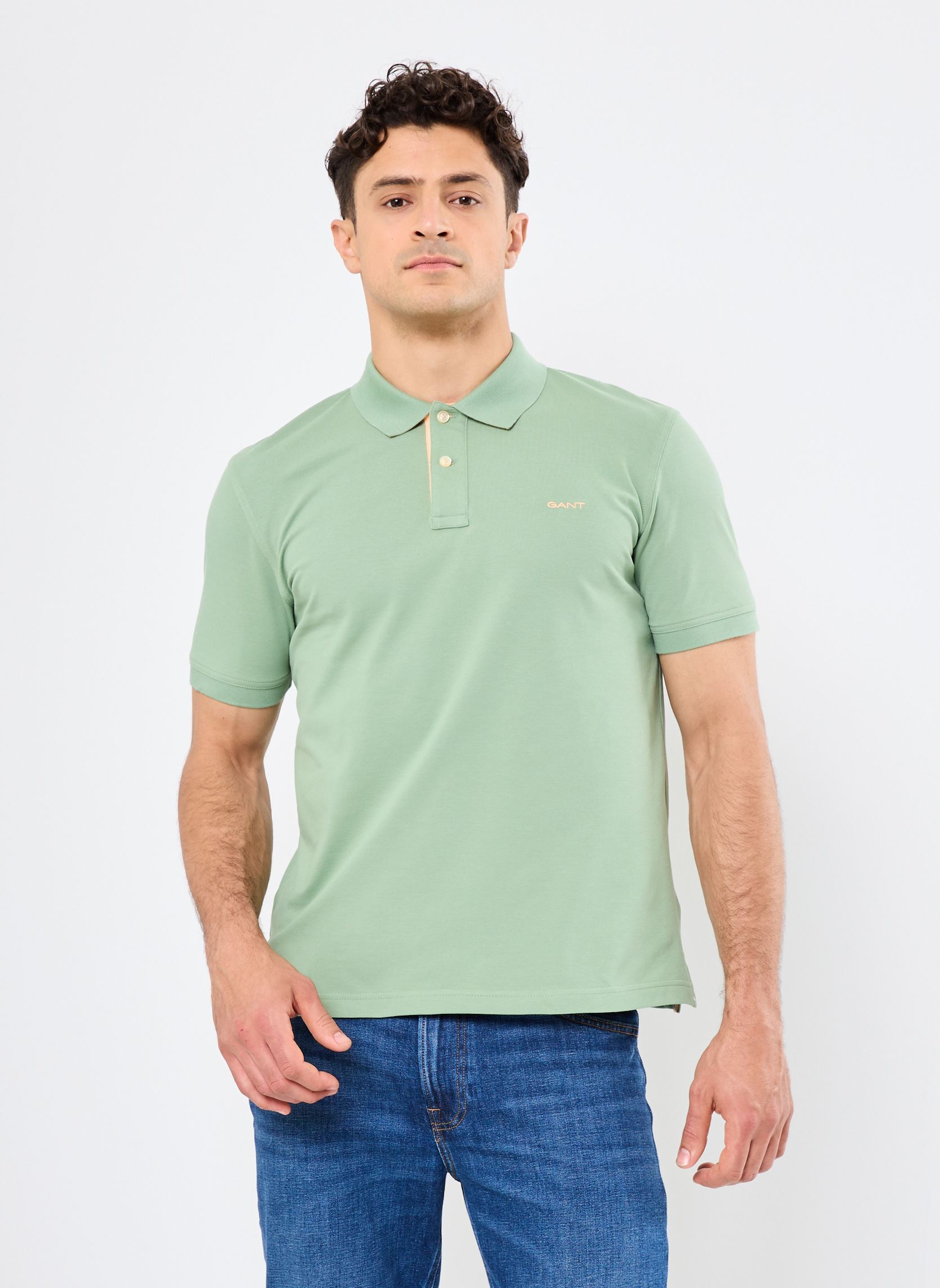 T shirt Gant Contrast Piqué Polo EU - vue 3
