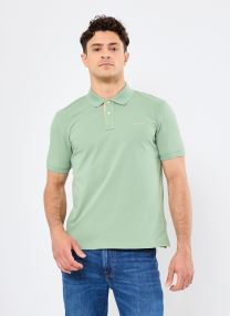 Korte mouwen polo's Reg Contrast Pique Ss Rugger heren blauw