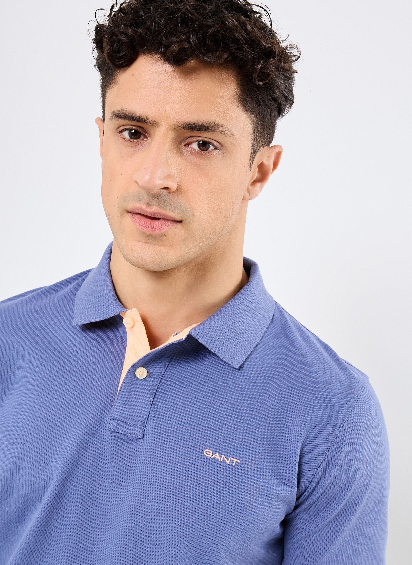 Korte mouwen polo's Reg Contrast Pique Ss Rugger heren blauw GANT Korte mouwen polo's Reg Contrast Pique Ss Rugger heren blauw BLEU COPEN