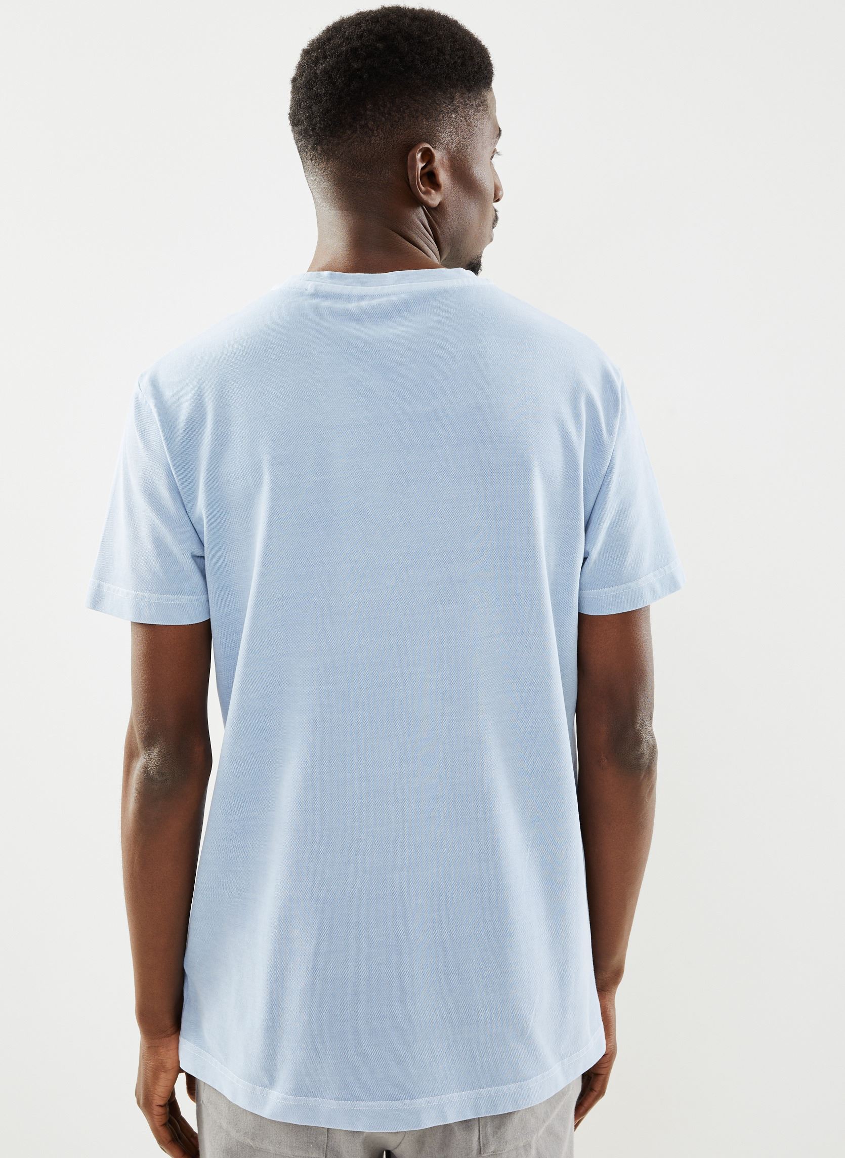 Tee-shirts manches courtes Sunfaded Slim Pique Ss T-Shirt homme bleu GANT Tee-shirts manches courtes Sunfaded Slim Pique Ss T-Shirt homme bleu INDIGO MOYEN
