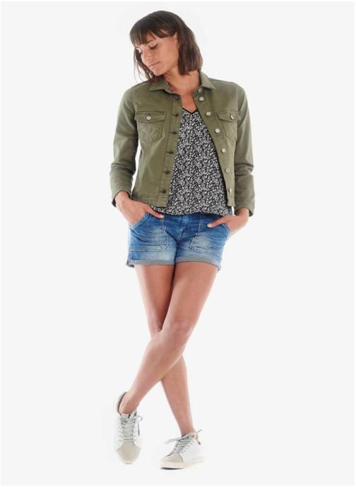 Le temps des cerises Vestes Veste LILLY Green femme vert