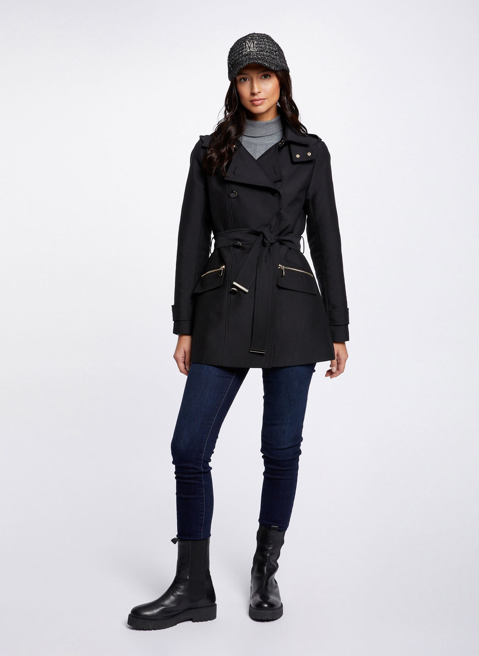 Manteaux classiques 241-Gladia femme noir Morgan Manteaux classiques 241-Gladia femme noir NOIR