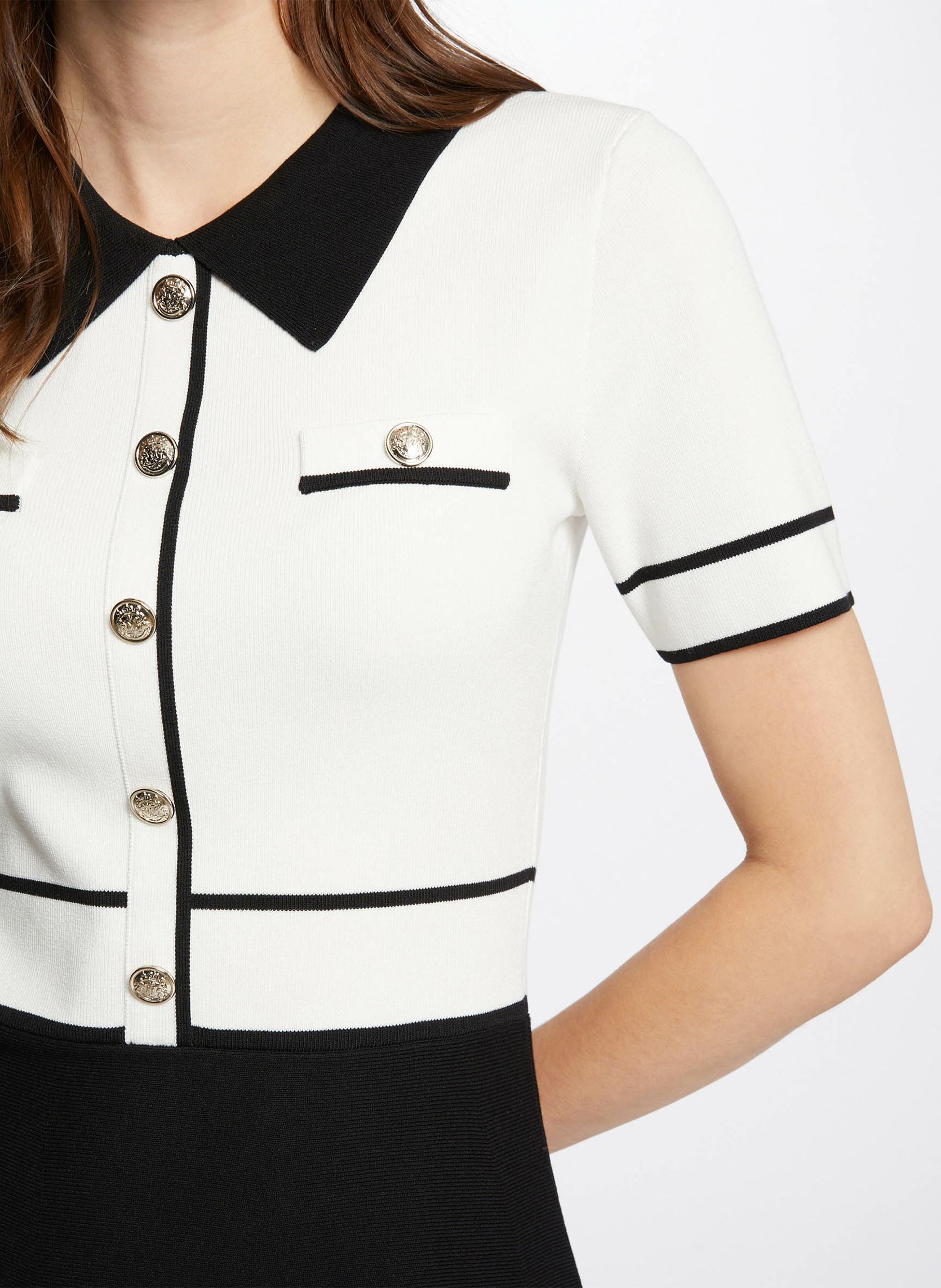 Kleider 241-Rmchic damen mehrfarbig Morgan Kleider 241-Rmchic damen mehrfarbig OFF WHITENOIR