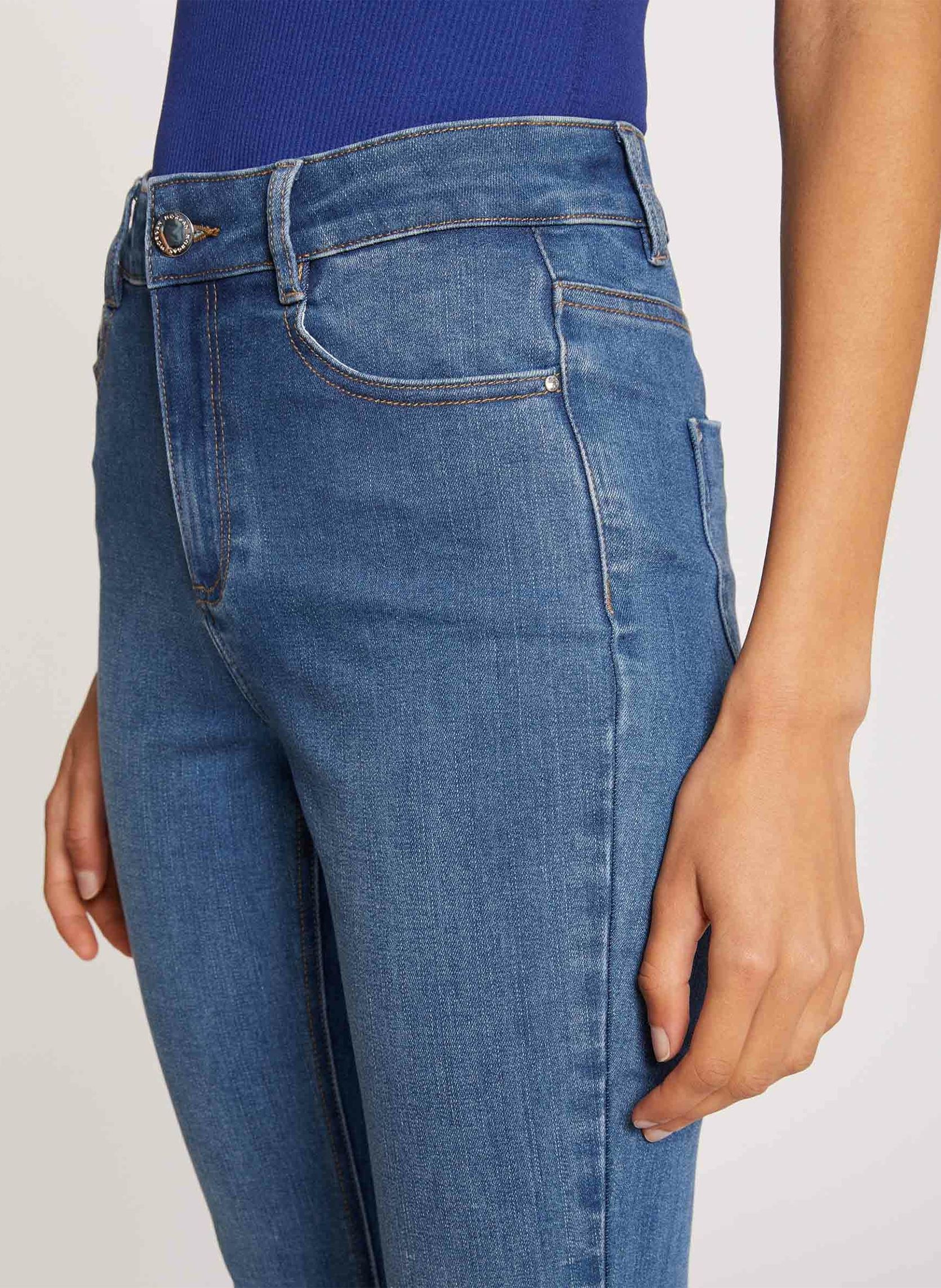 Jeans slim e skinny 212-Pam donna blu Morgan Jeans slim e skinny 212-Pam donna blu JEAN STONE