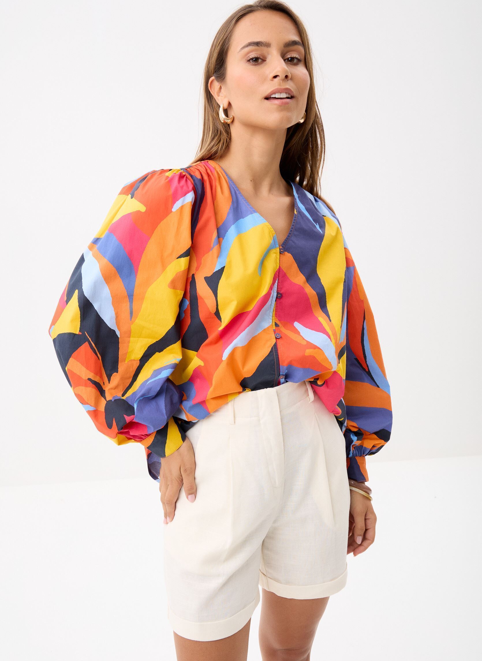 Chemises manches longues Bowen femme multicolore La Petite Etoile Chemises manches longues Bowen femme multicolore Multico