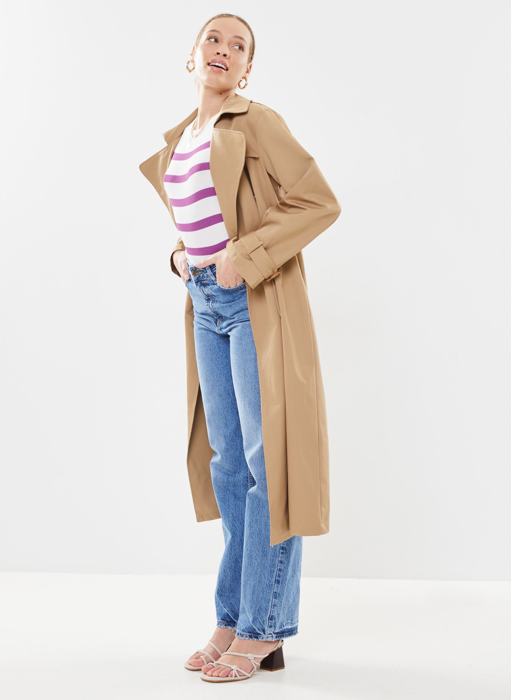 Débardeurs Juanitto R femme multicolore La Petite Etoile Débardeurs Juanitto R femme multicolore ECRU/MAUVE
