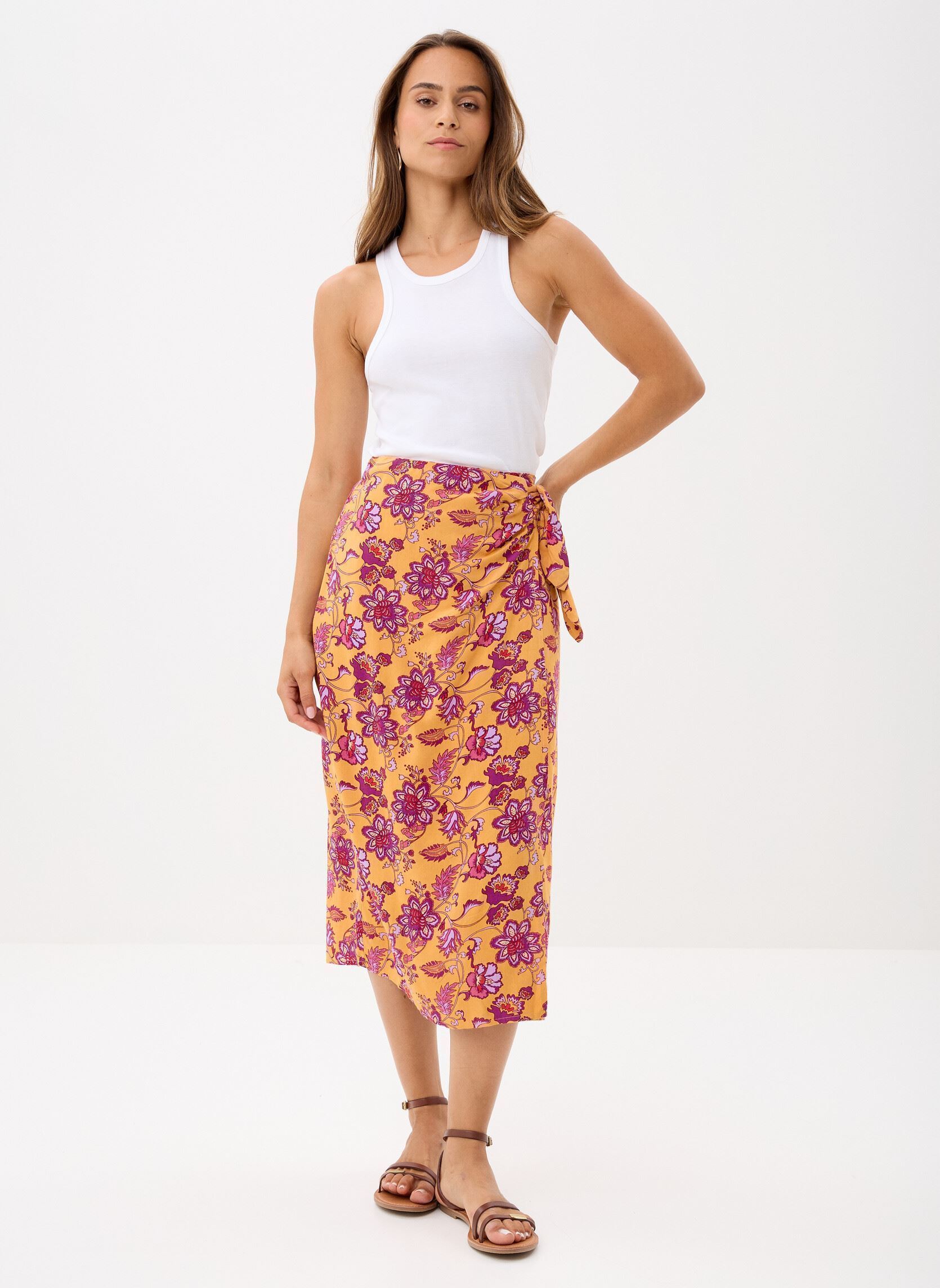 Halflange rokken Juthess dames geel La Petite Etoile Halflange rokken Juthess dames geel Ocre