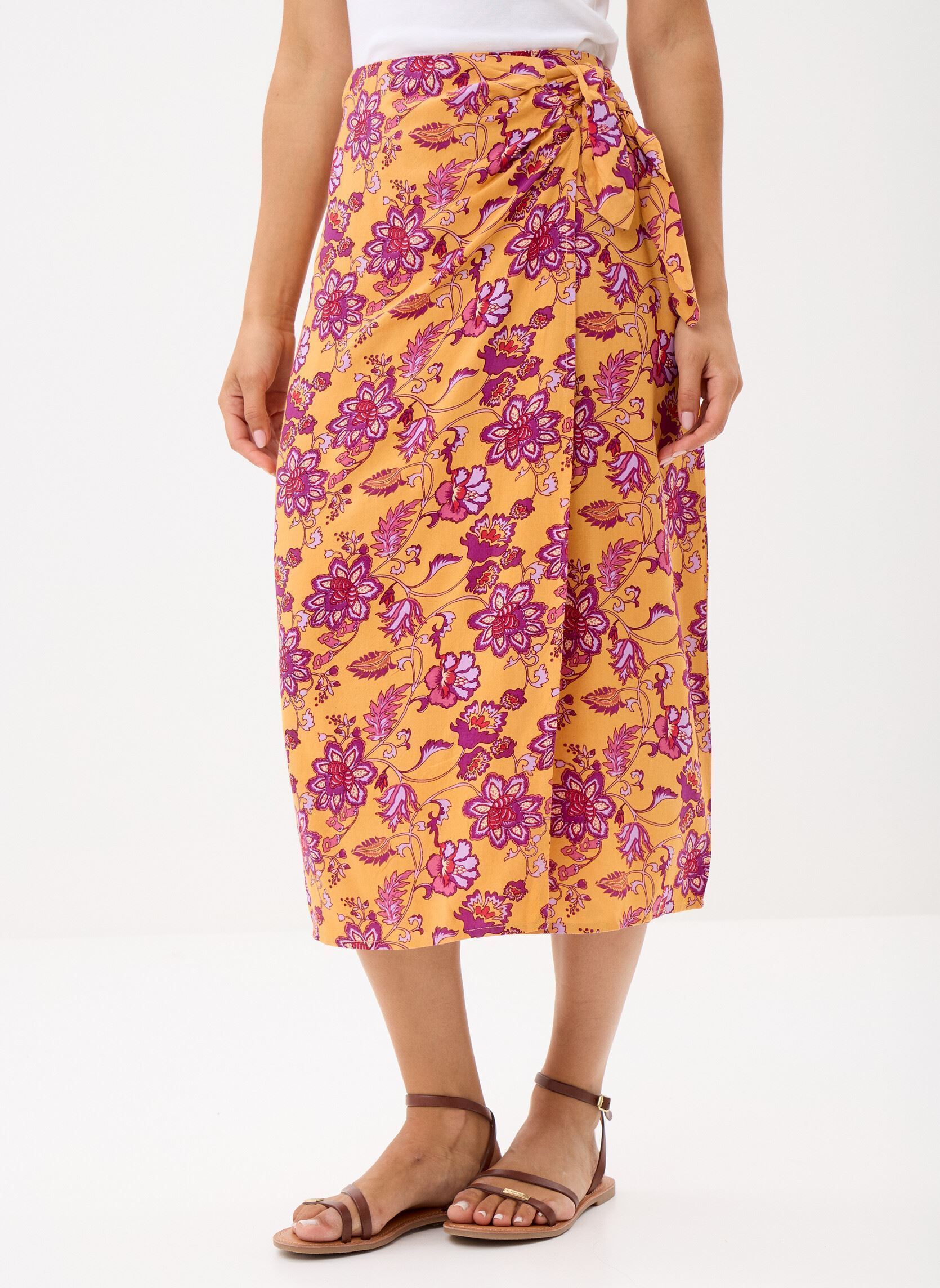Halflange rokken Juthess dames geel La Petite Etoile Halflange rokken Juthess dames geel Ocre