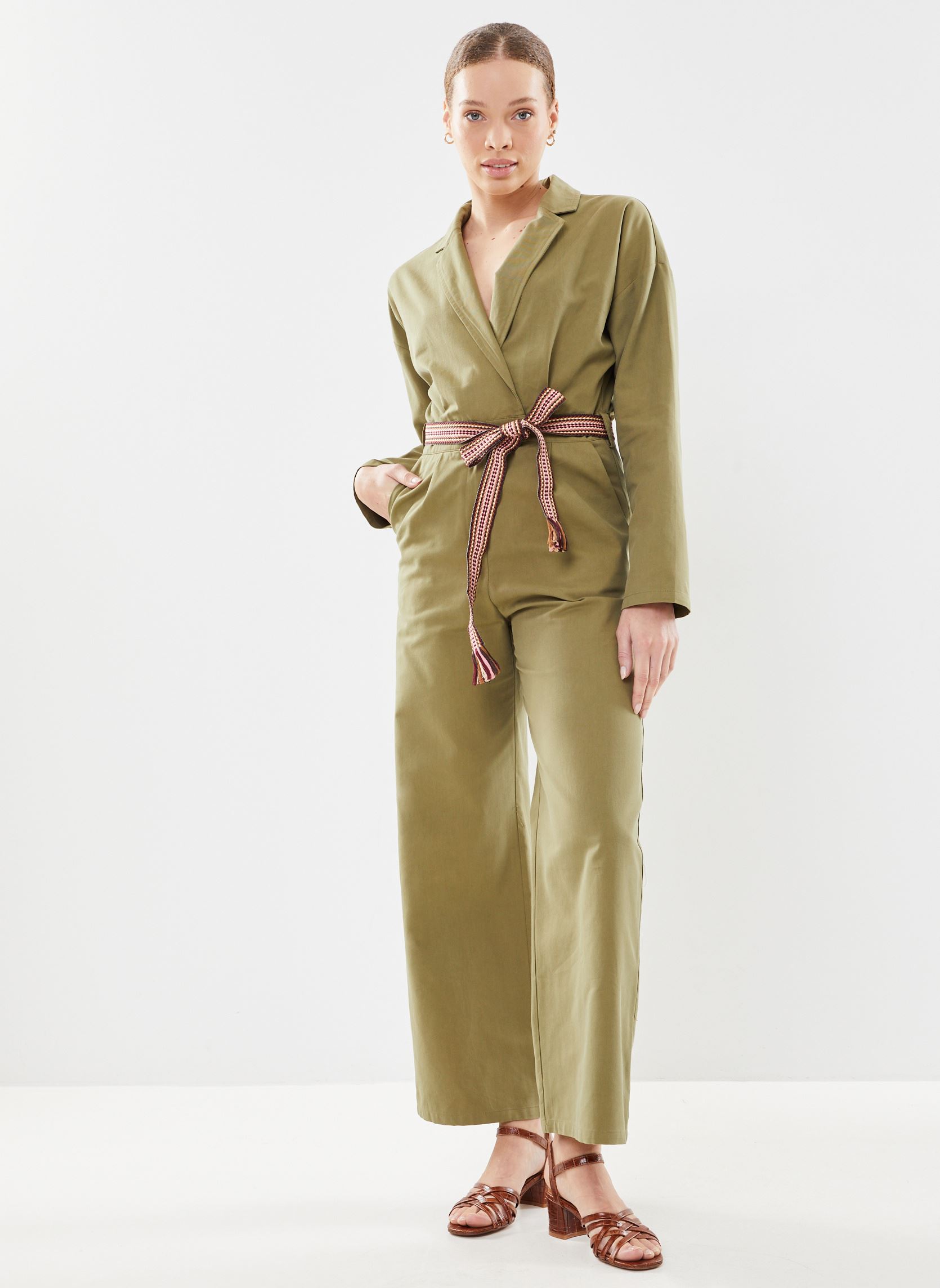 Combinaisons pantalon Linka femme vert La Petite Etoile Combinaisons pantalon Linka femme vert Kaki