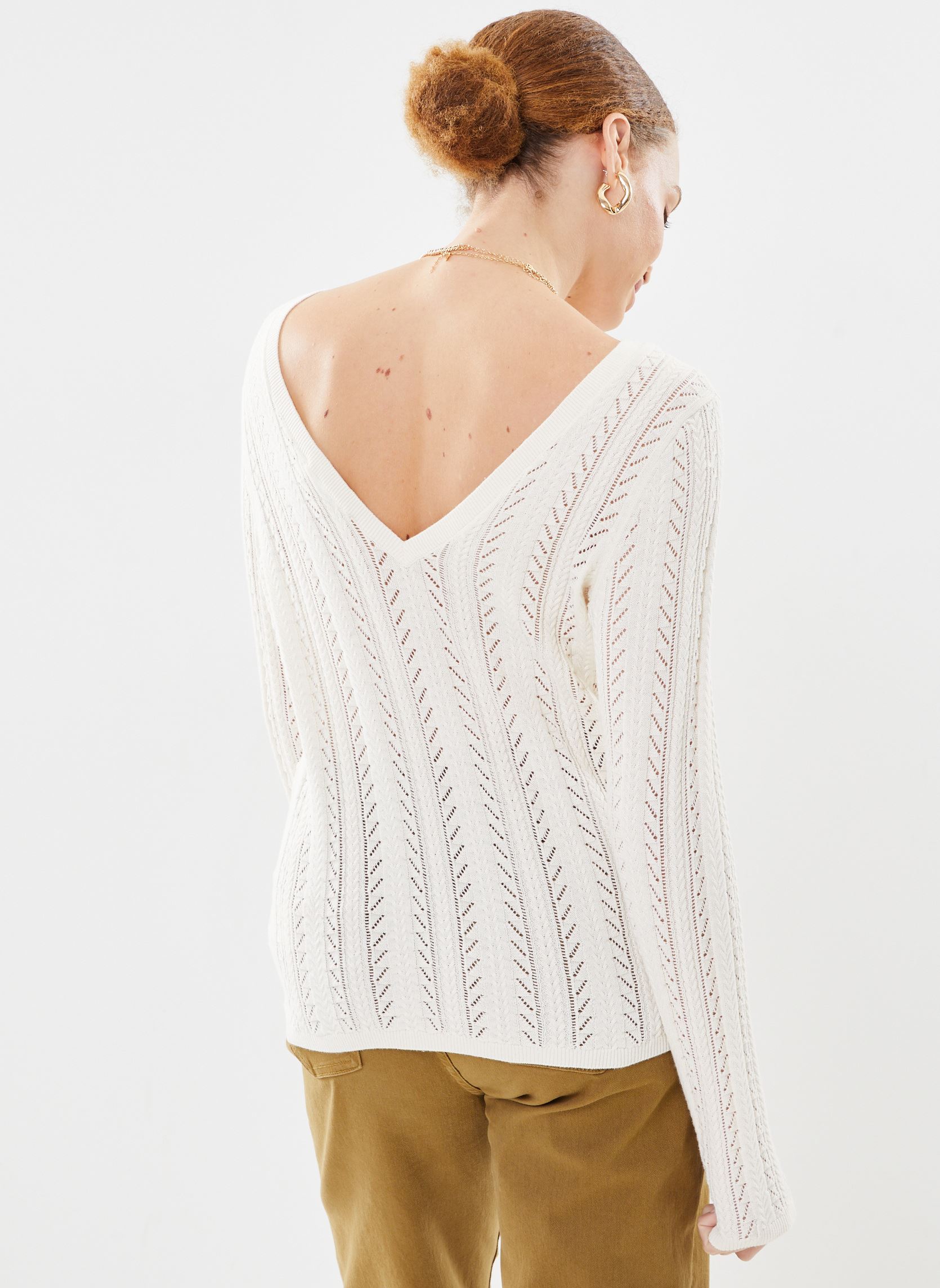 Pulls Milane femme blanc La Petite Etoile Pulls Milane femme blanc Ecru