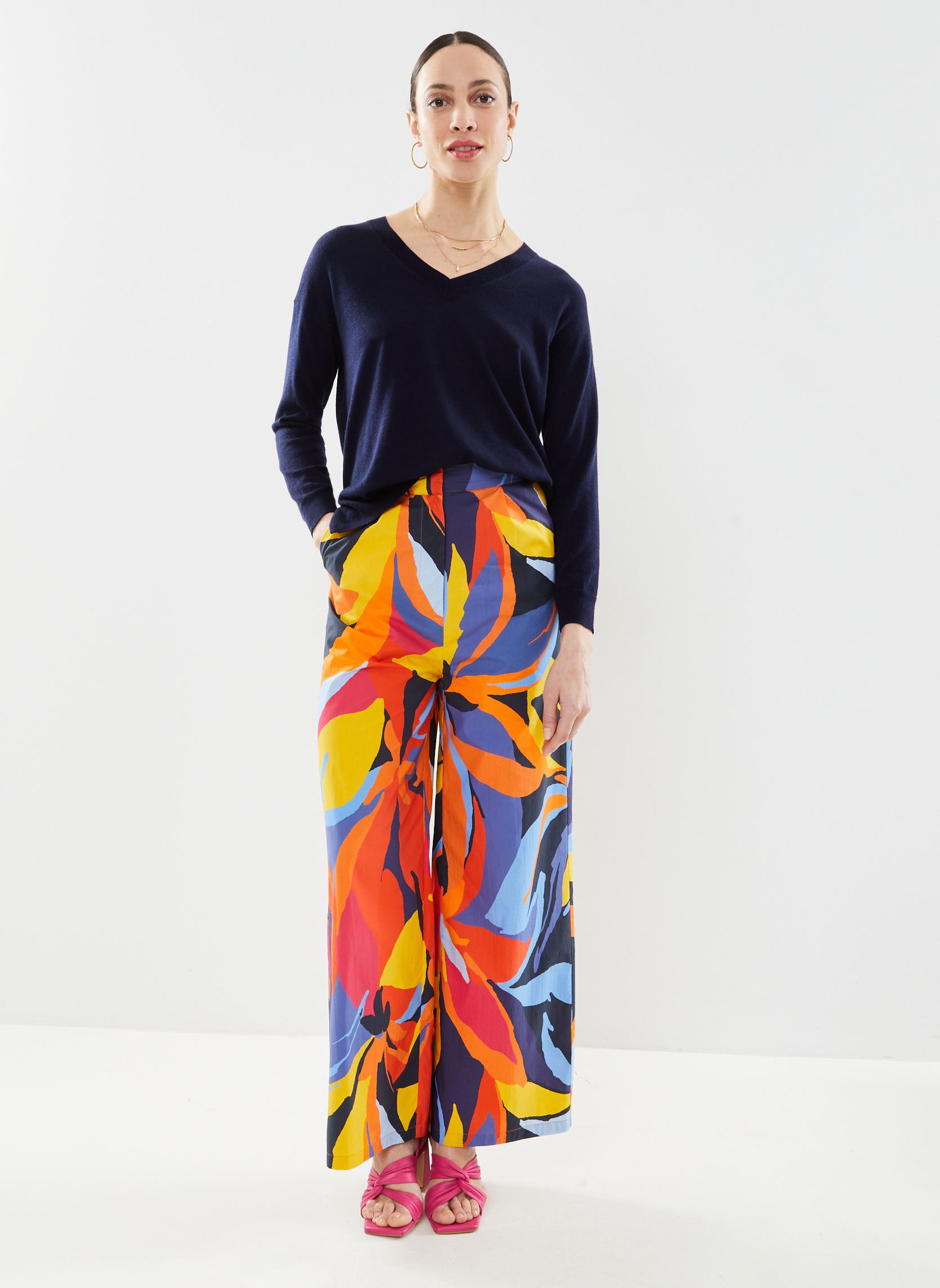 Pantalons larges Pawen femme multicolore La Petite Etoile Pantalons larges Pawen femme multicolore Multico