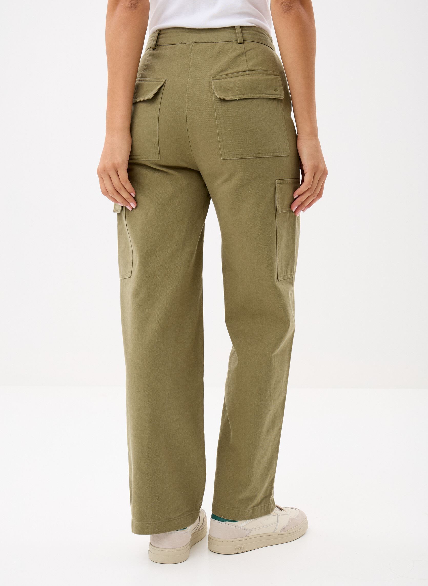 Cargo broeken Pina dames groen La Petite Etoile Cargo broeken Pina dames groen Kaki