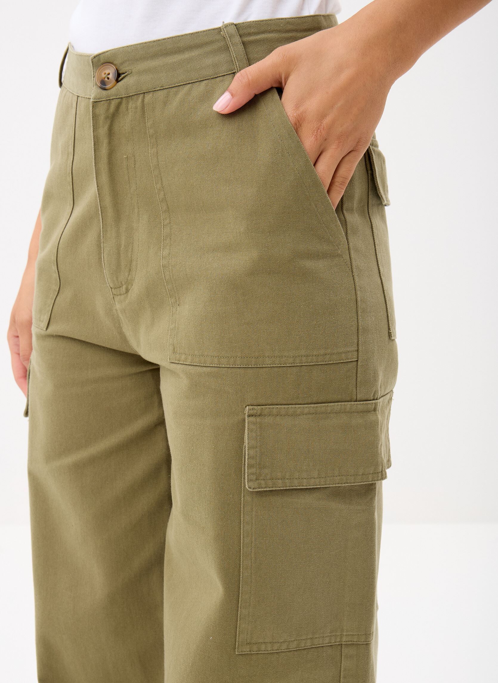 Cargo broeken Pina dames groen La Petite Etoile Cargo broeken Pina dames groen Kaki