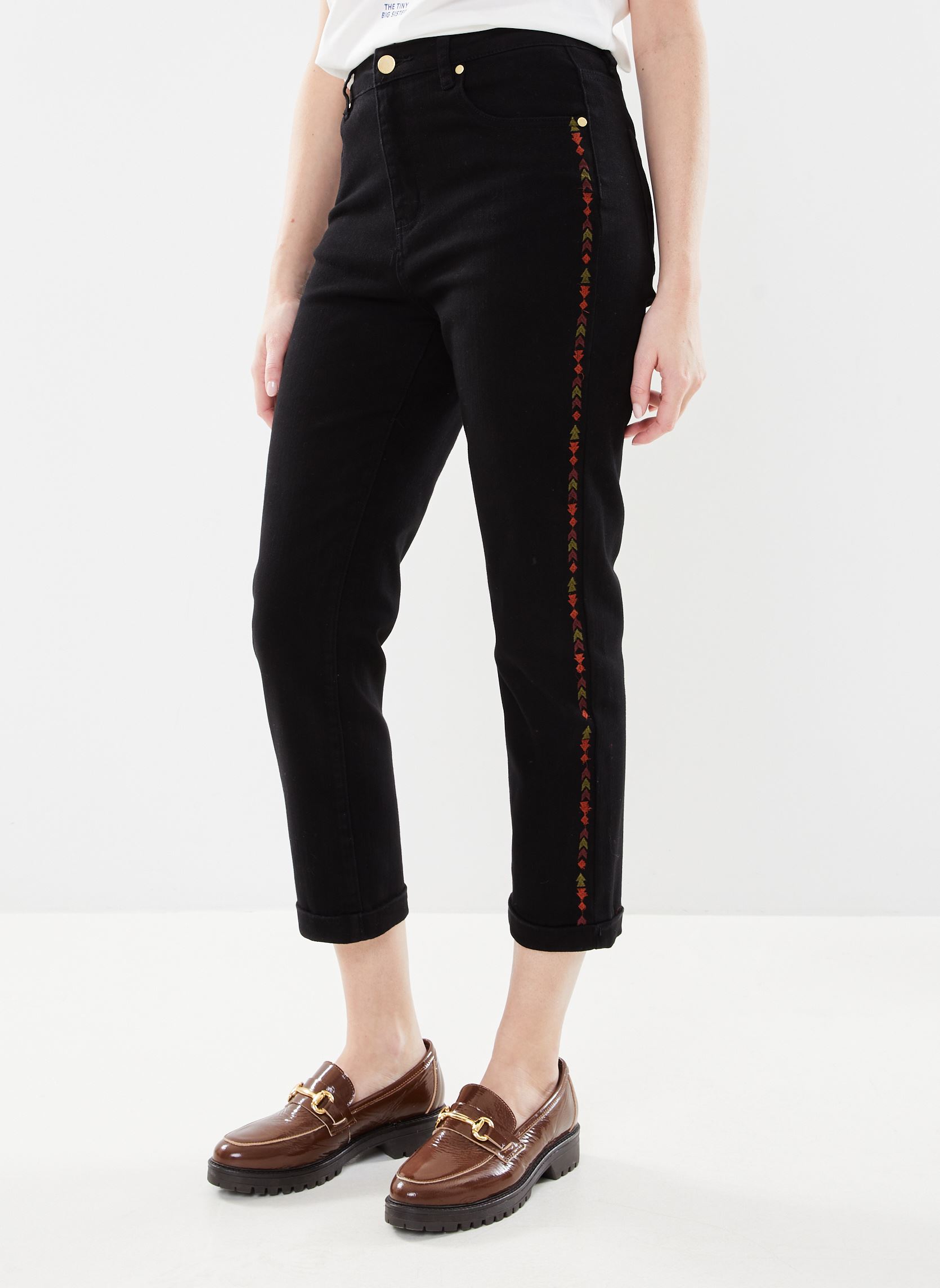 Jeans droit Pome femme noir La Petite Etoile Jeans droit Pome femme noir Noir