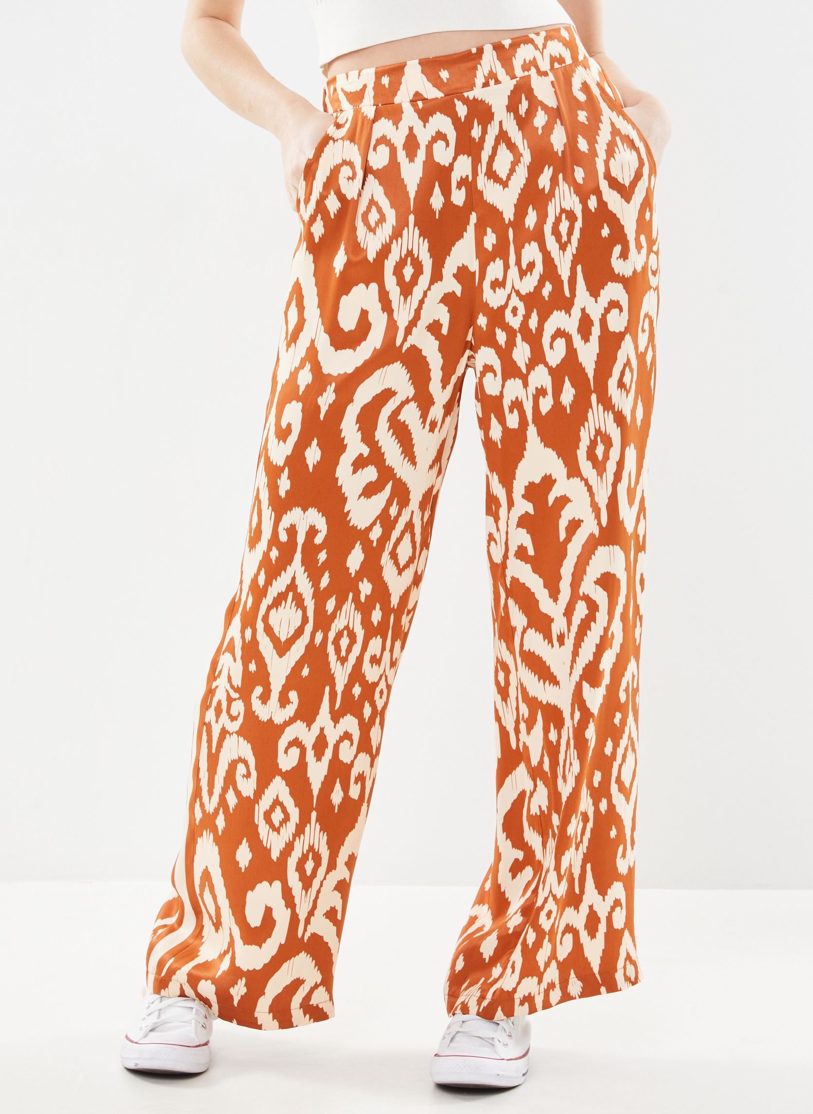 Pantalons larges Prim femme marron La Petite Etoile Pantalons larges Prim femme marron CARAMEL
