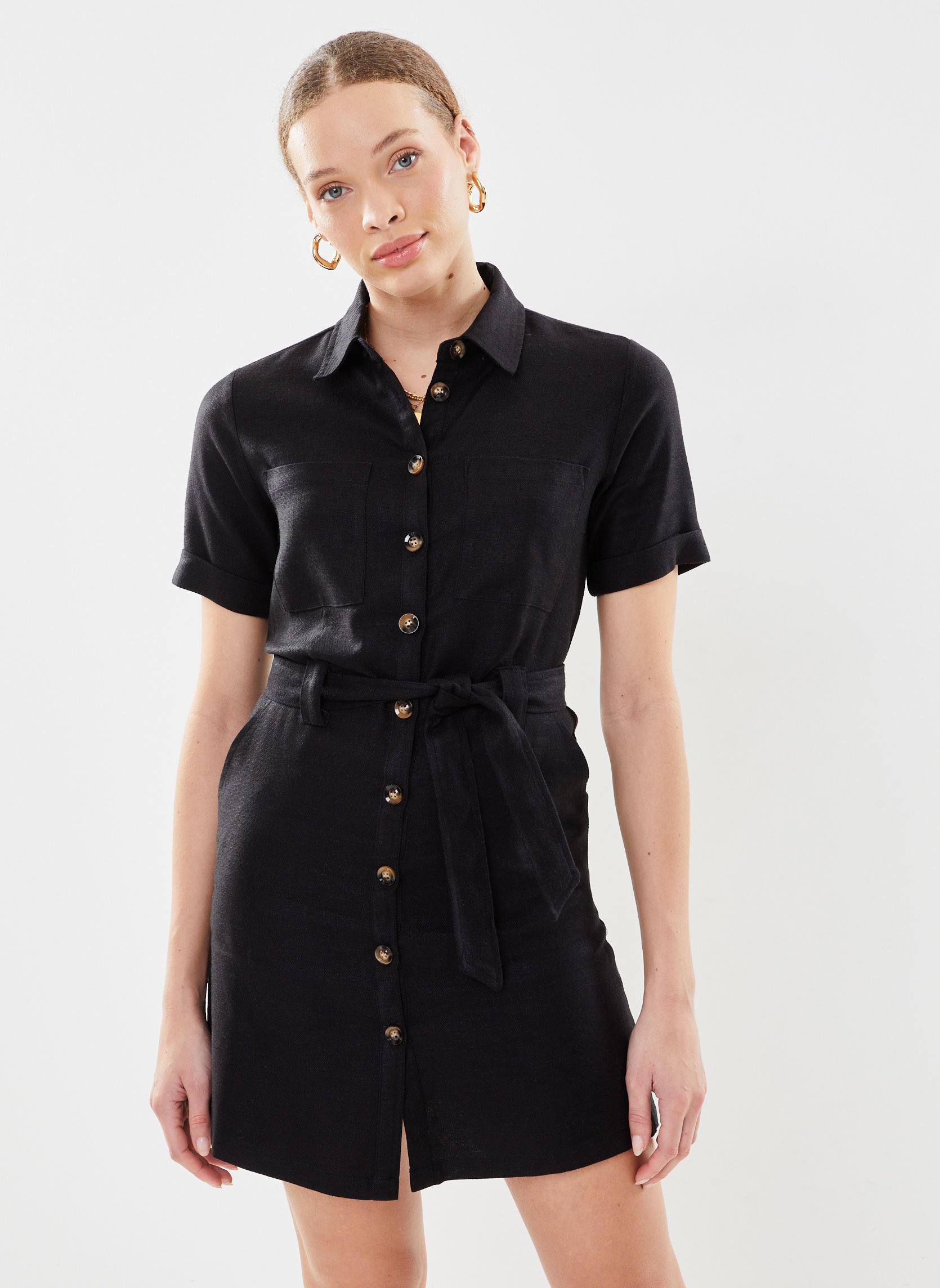 Robes Rila femme noir La Petite Etoile Robes Rila femme noir Noir