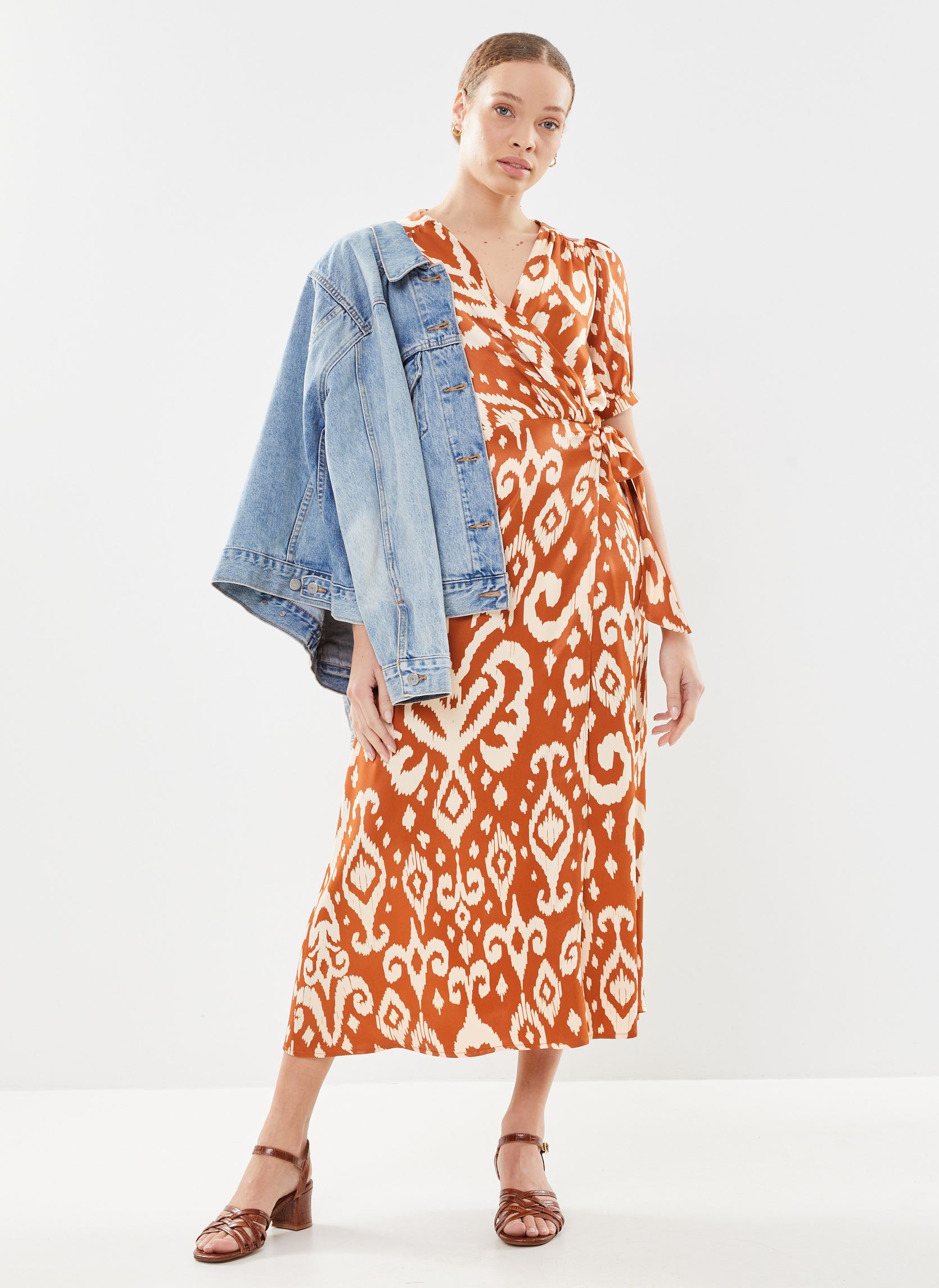Robes longues Rim femme marron La Petite Etoile Robes longues Rim femme marron Caramel