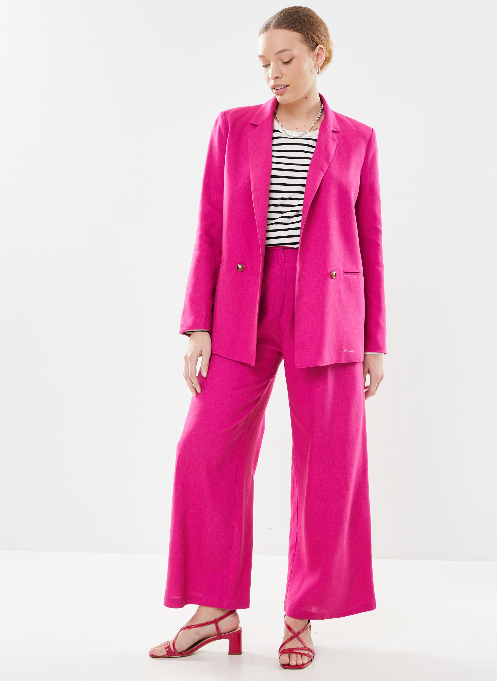 Vestes de blazer Vivano femme rose La Petite Etoile Vestes de blazer Vivano femme rose Fushia