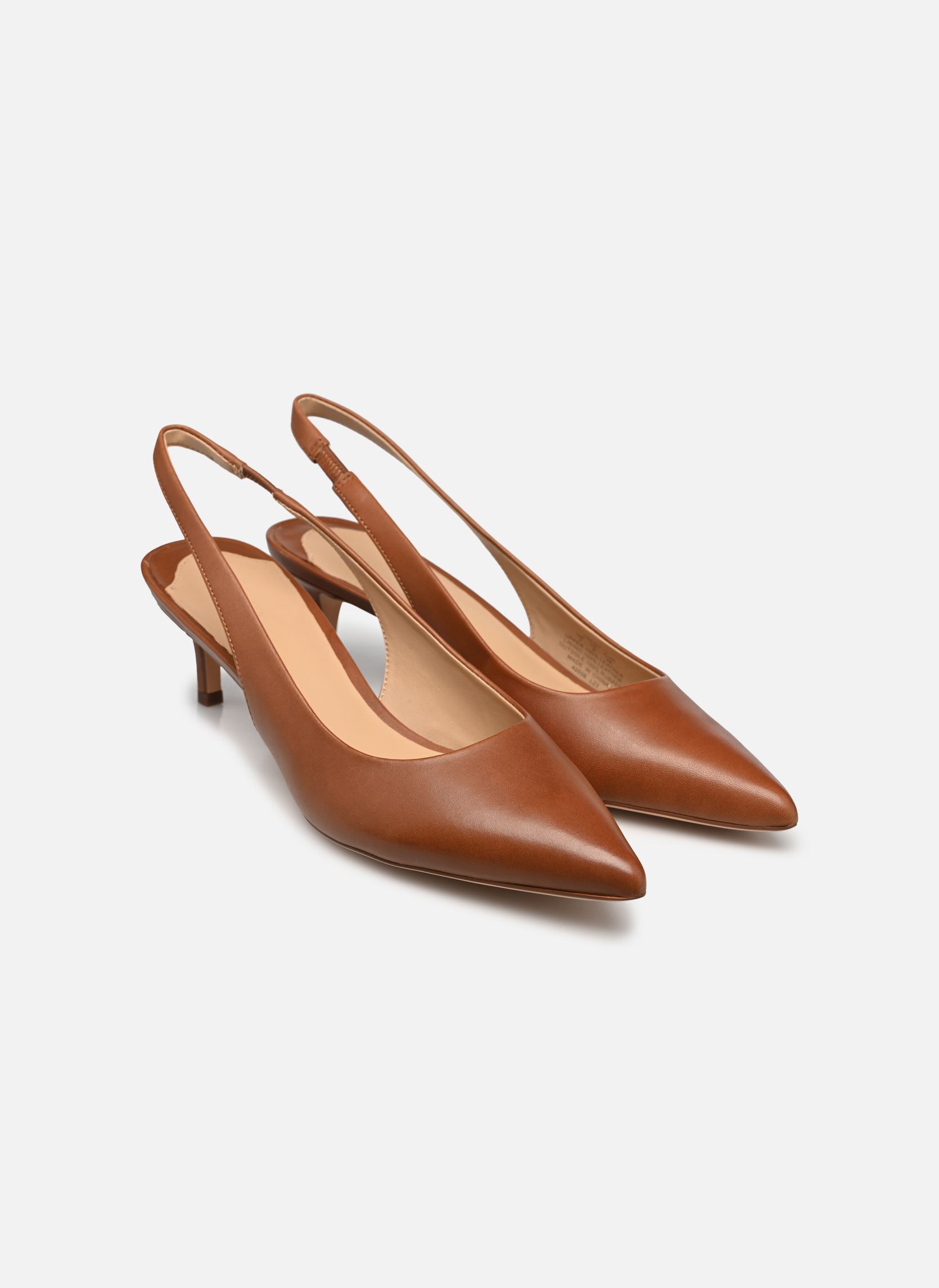 Escarpins à brides Lolah Ii-Pumps-Slingback femme marron Lauren Ralph Lauren Escarpins à brides Lolah Ii-Pumps-Slingback femme marron DEEP SADDLE TAN