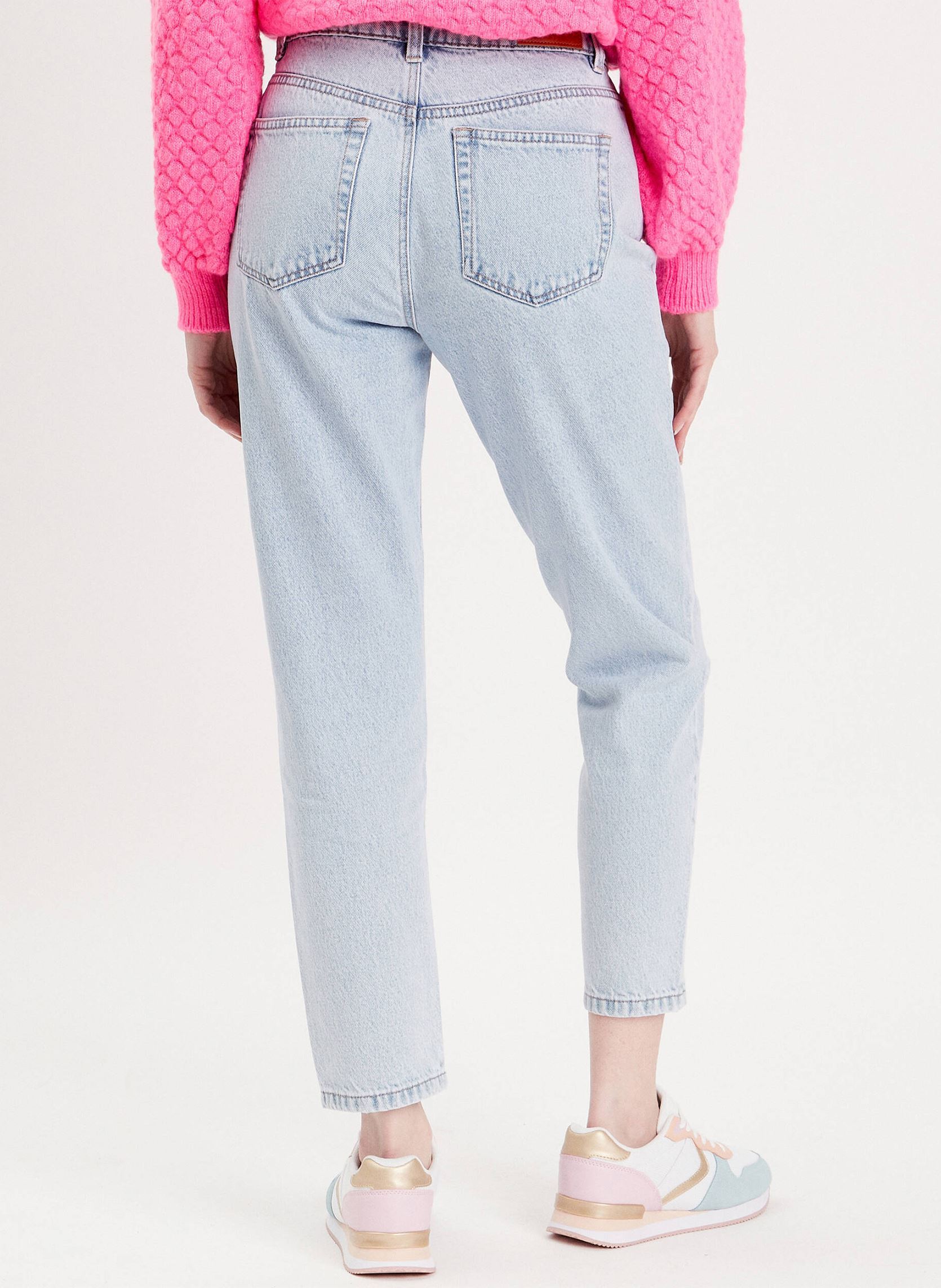Jeans mom MUMNEW femme bleu Cache Cache Jeans mom MUMNEW femme bleu DENIM BLEACH