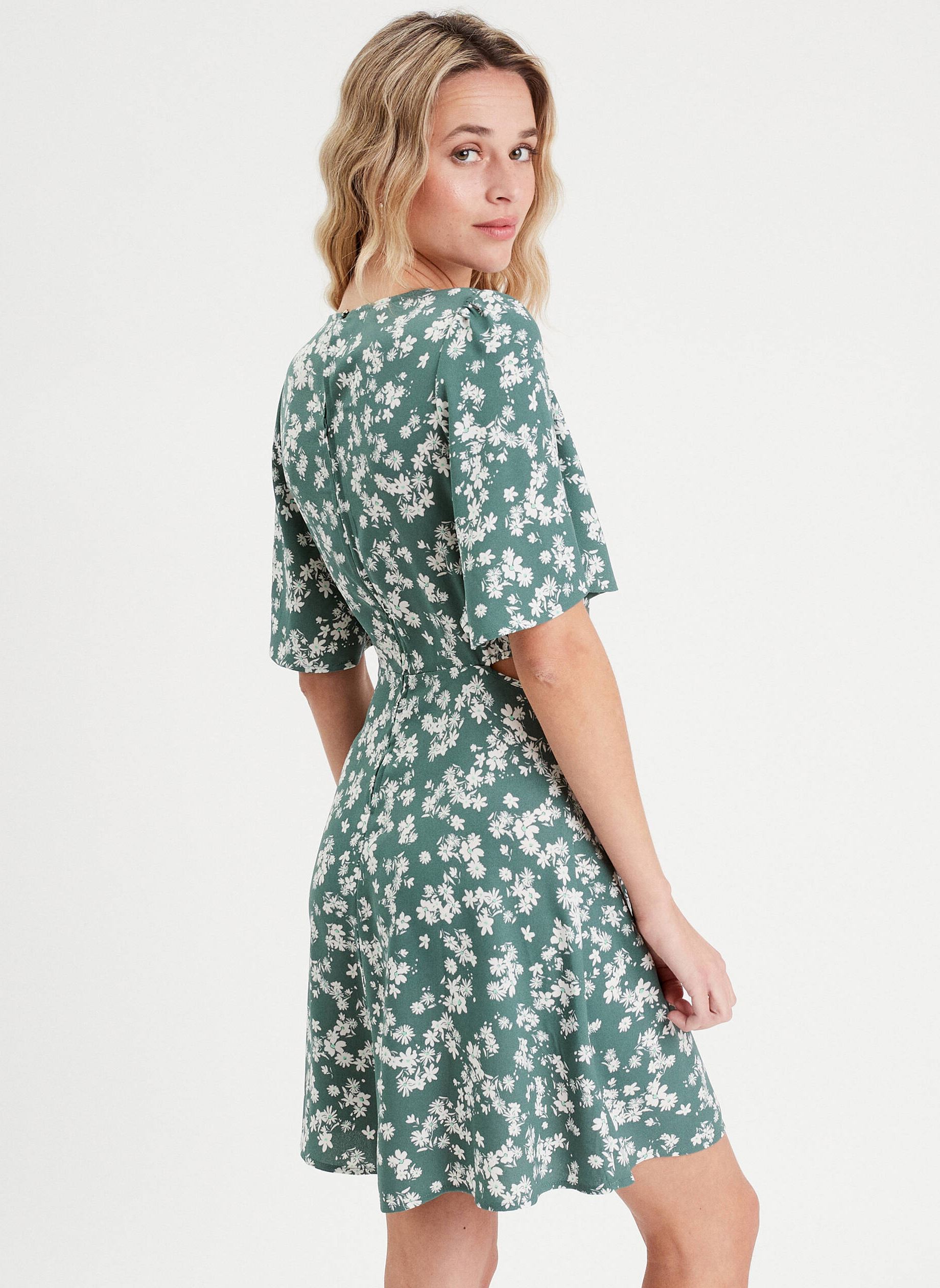 Robes ROCHAVEE2 femme vert Cache Cache Robes ROCHAVEE2 femme vert BI-DAISYNE-G