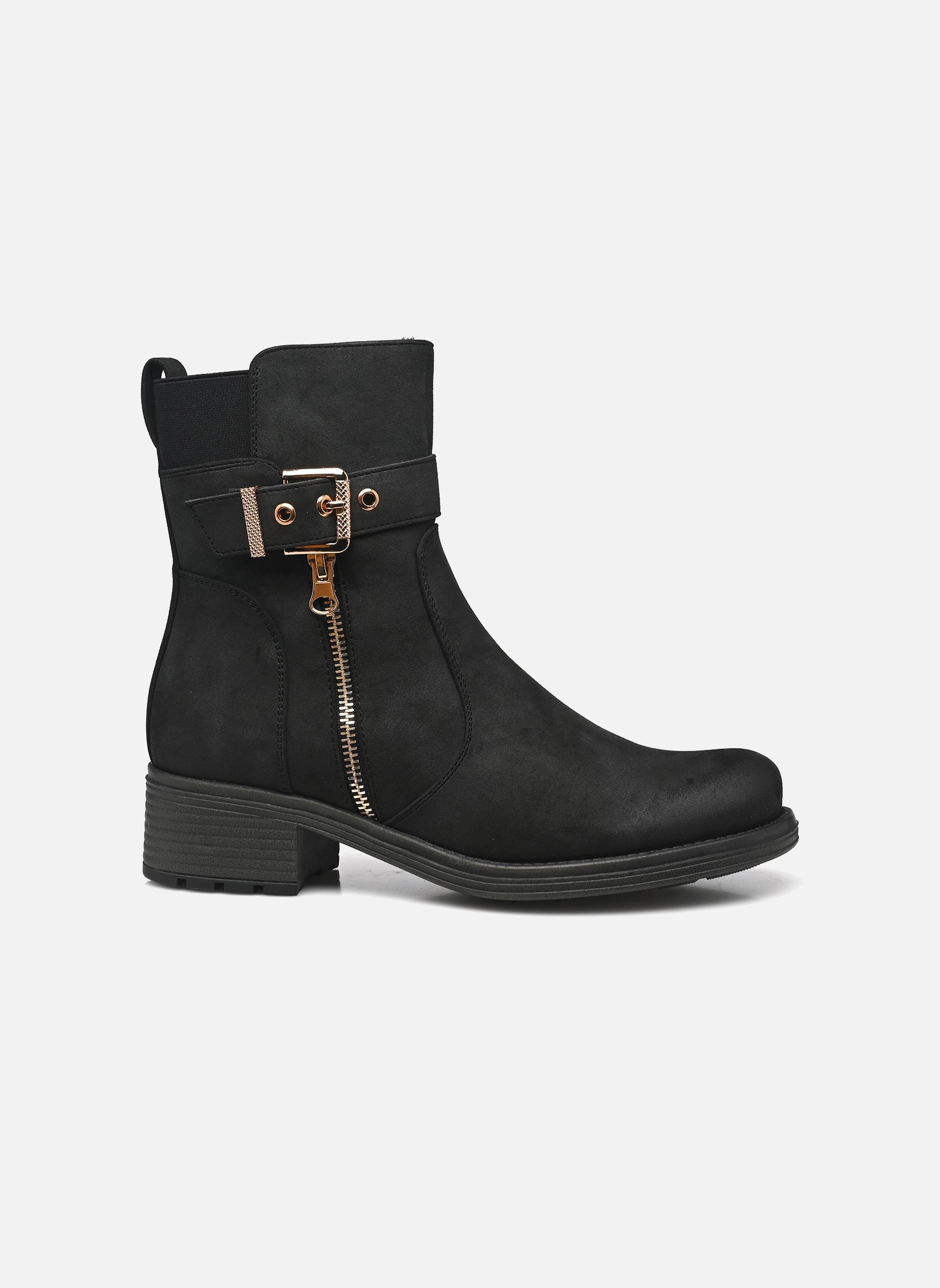 Enkellaarzen en boots THOWA dames zwart MADE BY Enkellaarzen en boots THOWA dames zwart NOIR