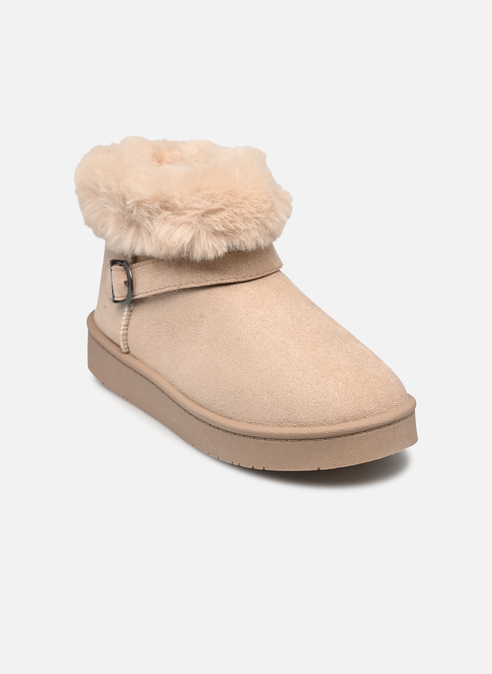 Bottines fourrées THOA femme beige MADE BY Bottines fourrées THOA femme beige BEIGE