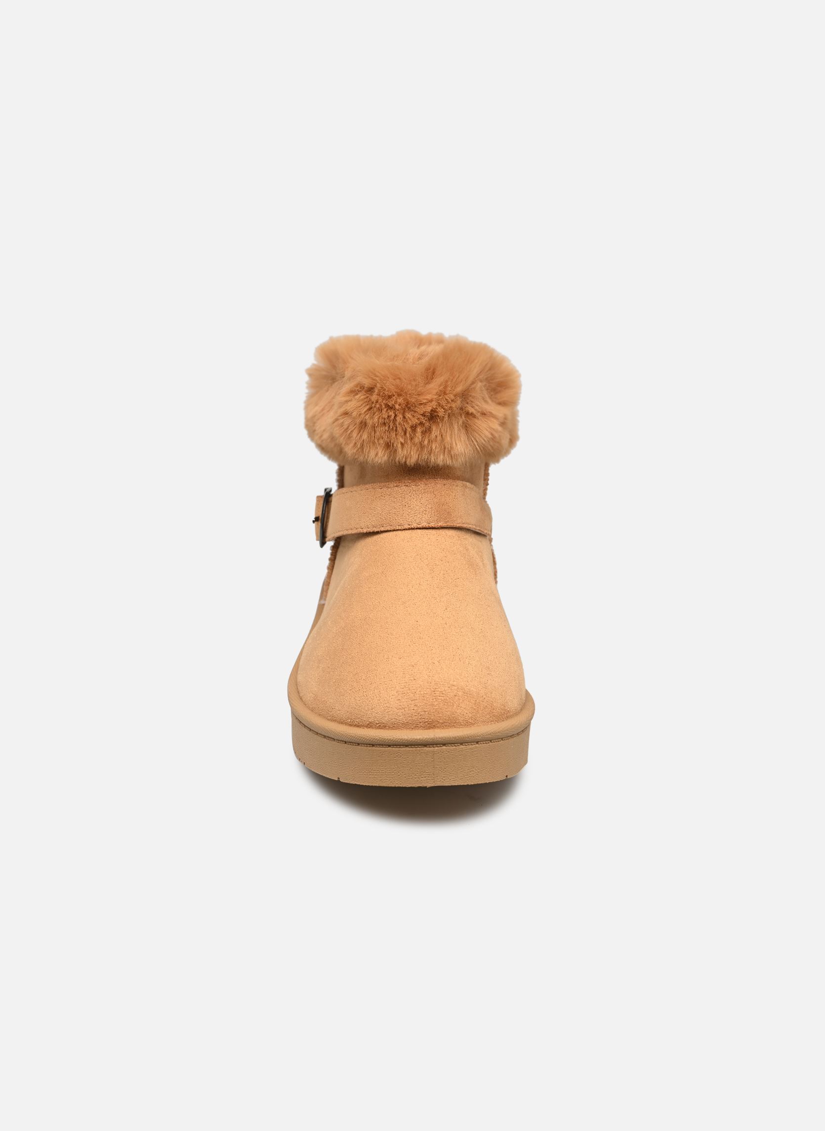 Bottines fourrées THOA femme marron MADE BY Bottines fourrées THOA femme marron Cognac