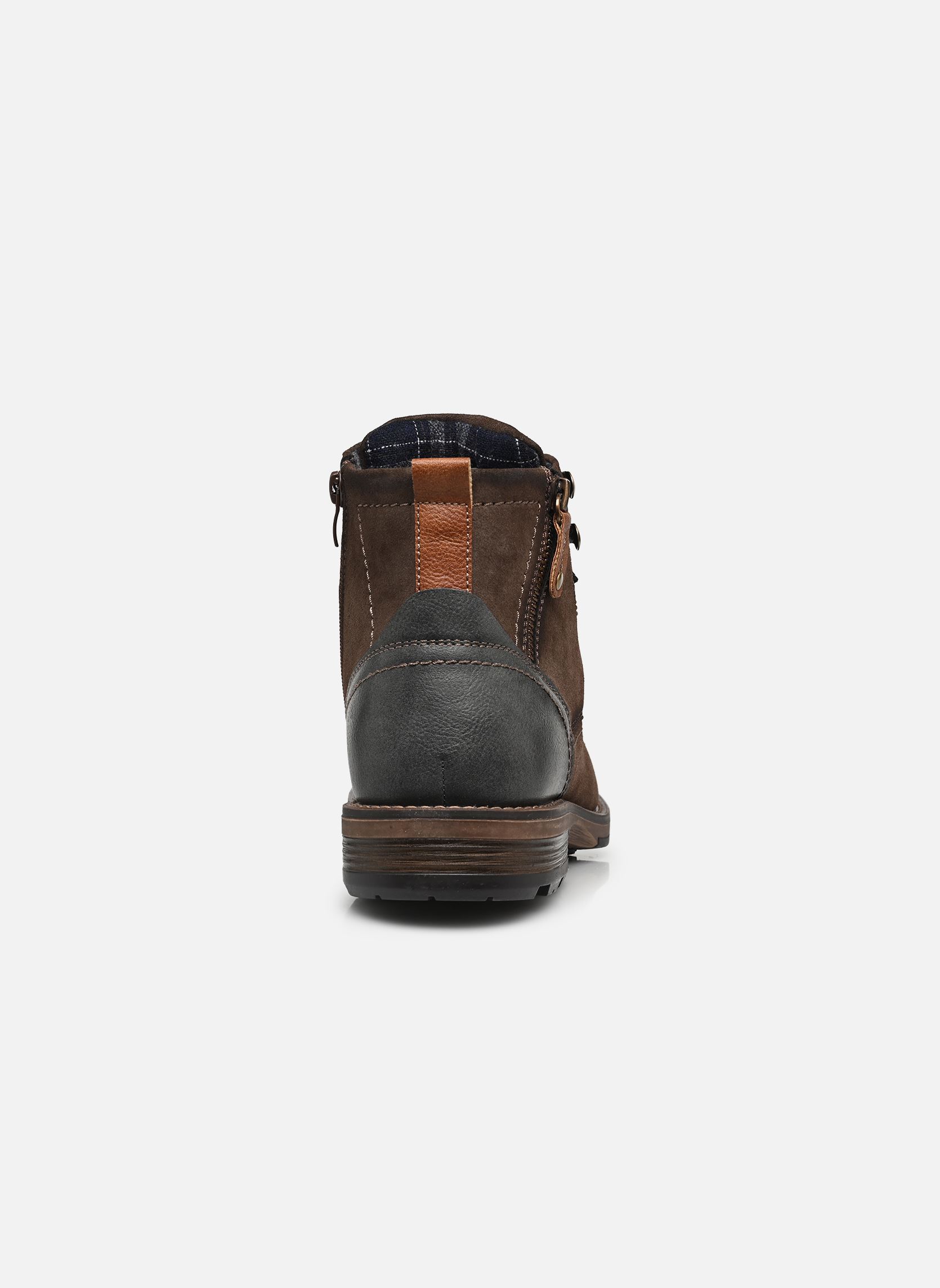Veterlaarsjes THORBEN heren bruin MADE BY Veterlaarsjes THORBEN heren bruin MARRON FONCÉ