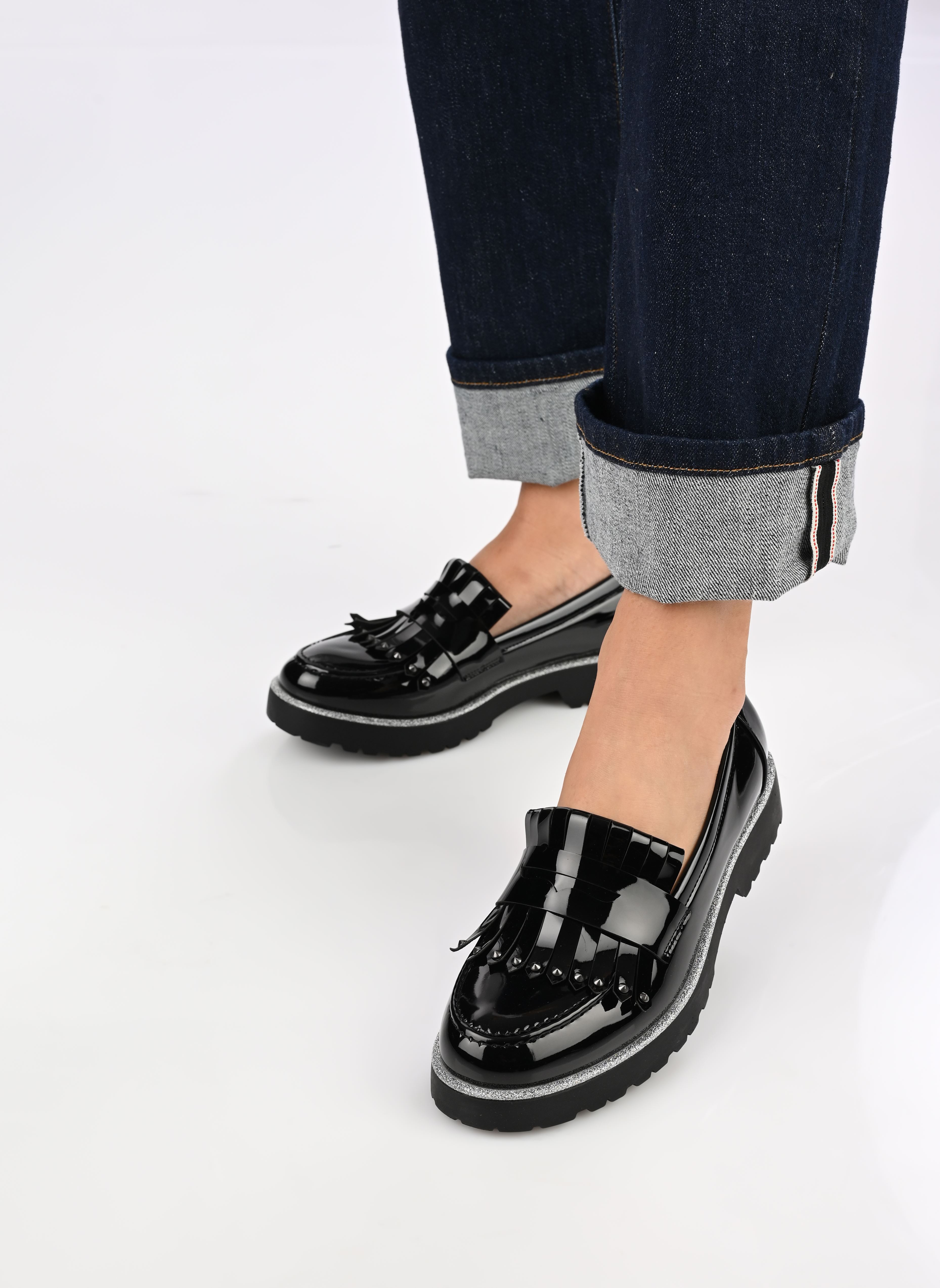 Mocassins JIOLA dames zwart MADE BY Mocassins JIOLA dames zwart NOIR