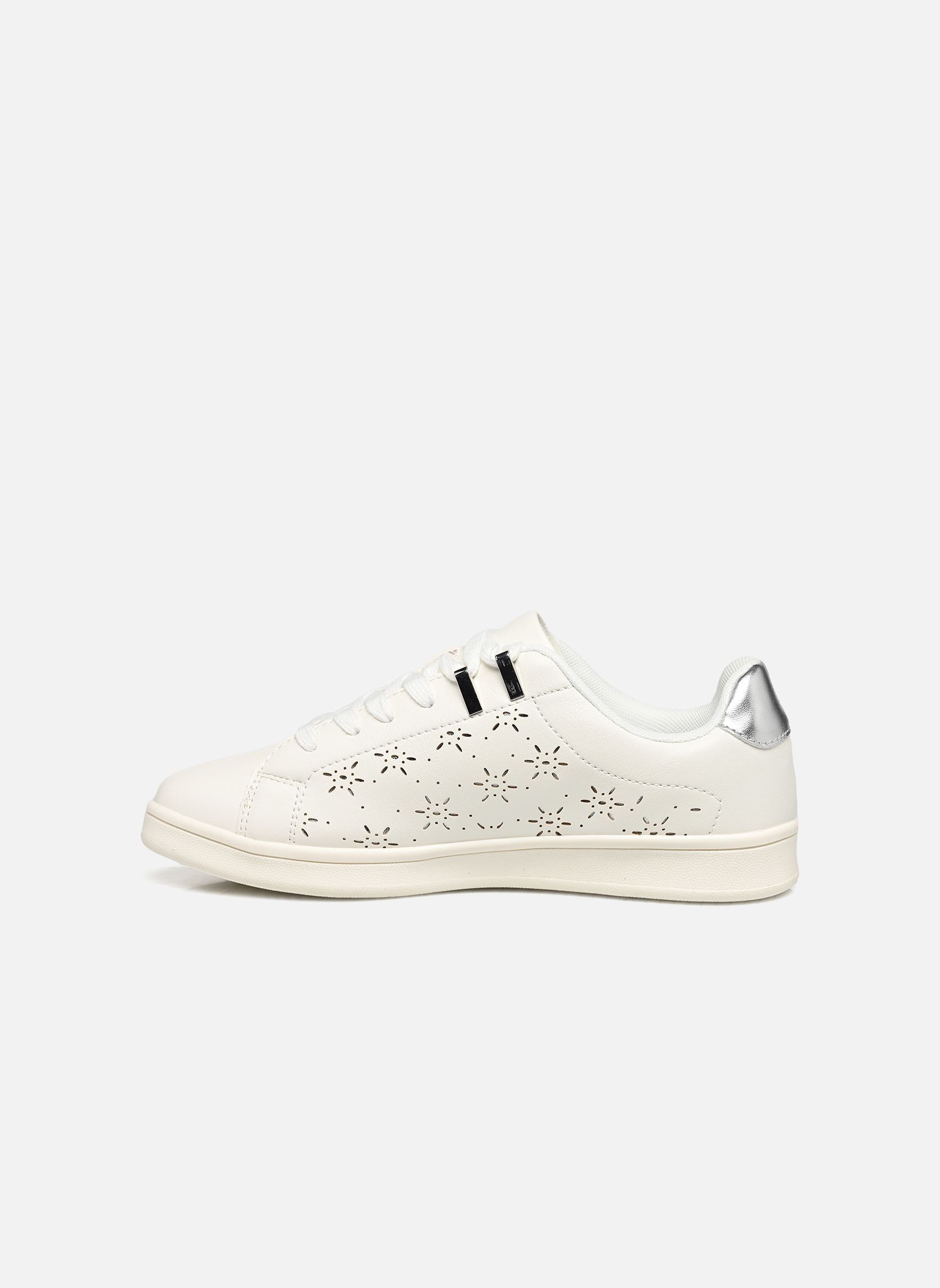Sneakers Baskets AVIANE dames wit MADE BY Sneakers Baskets AVIANE dames wit BLANC