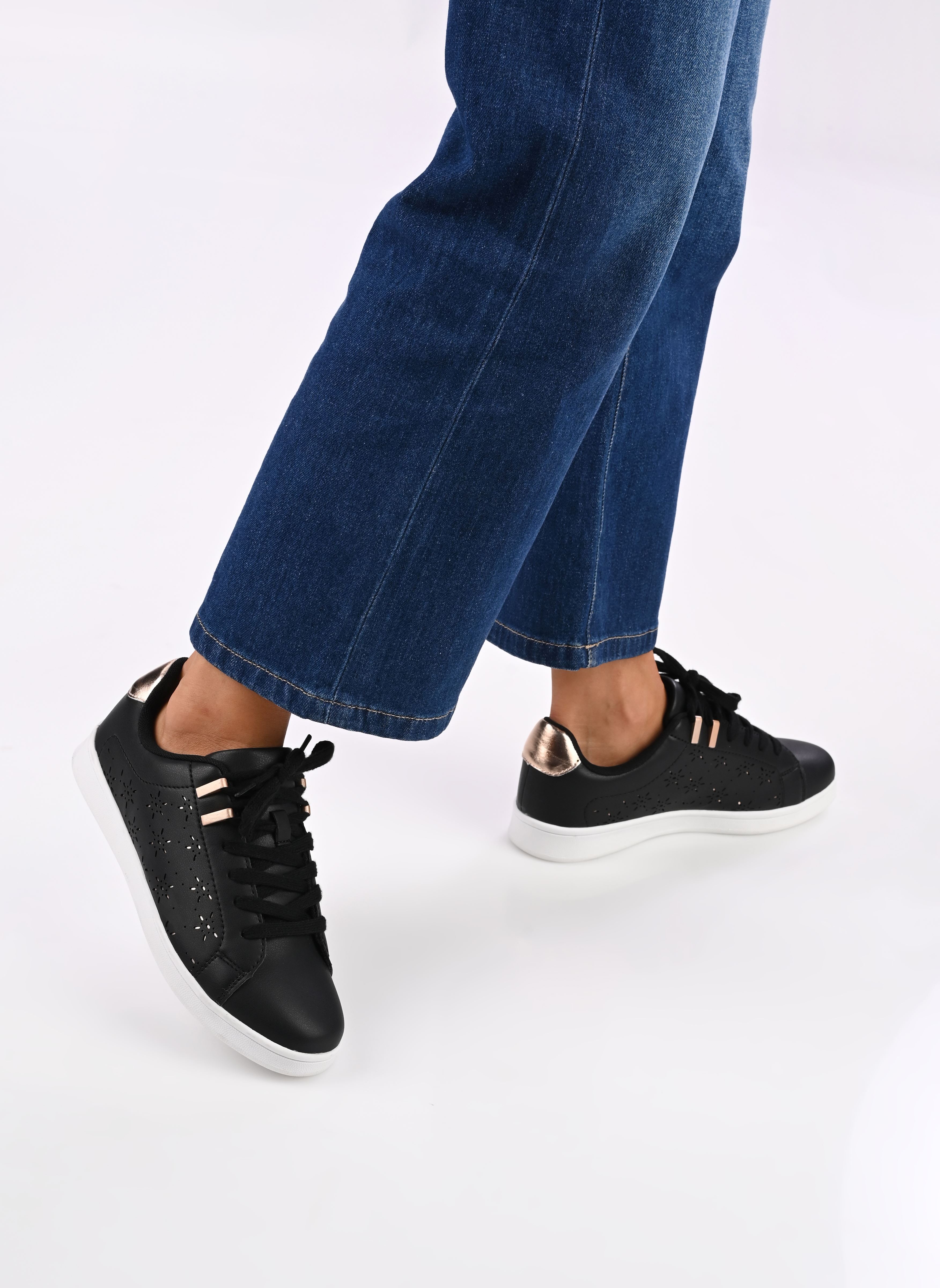 Sneaker Baskets AVIANE damen schwarz MADE BY Sneaker Baskets AVIANE damen schwarz NOIR