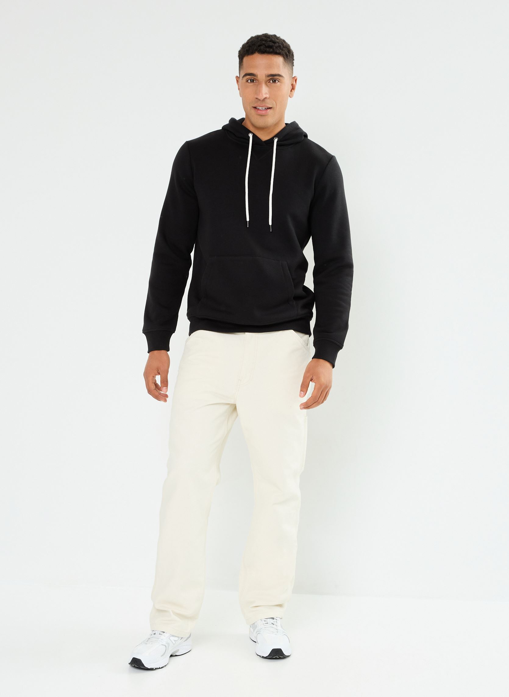 Hoodies MSIMON sweatshirt heren zwart MADE BY Hoodies MSIMON sweatshirt heren zwart NOIR