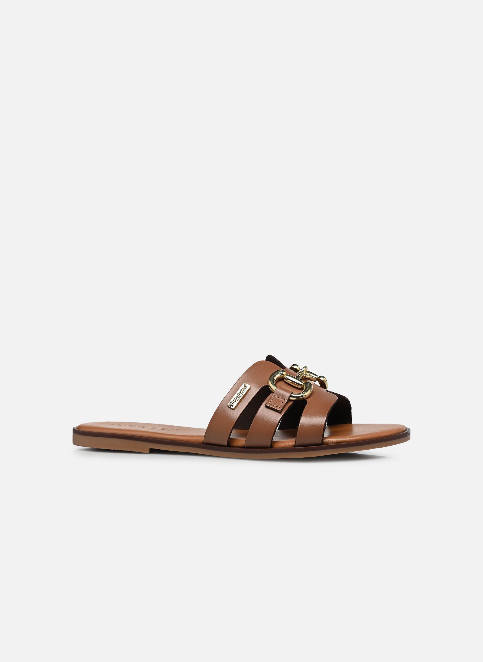 Pantoletten und Clogs HAMIA damen braun Les Tropéziennes par M Belarbi Pantoletten und Clogs HAMIA damen braun CAPPUCCINO