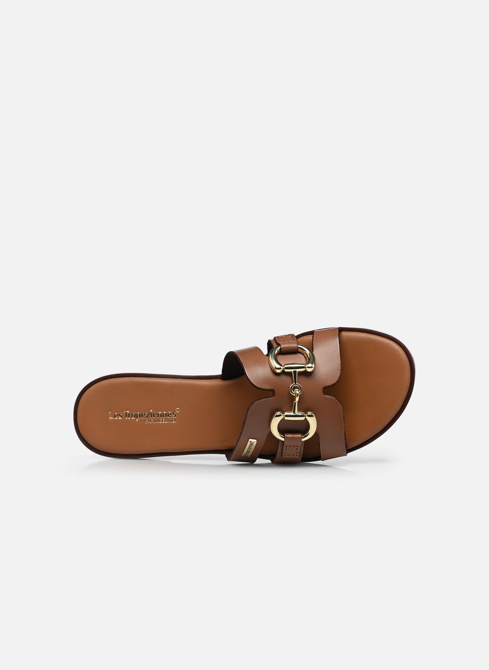 Pantoletten und Clogs HAMIA damen braun Les Tropéziennes par M Belarbi Pantoletten und Clogs HAMIA damen braun CAPPUCCINO