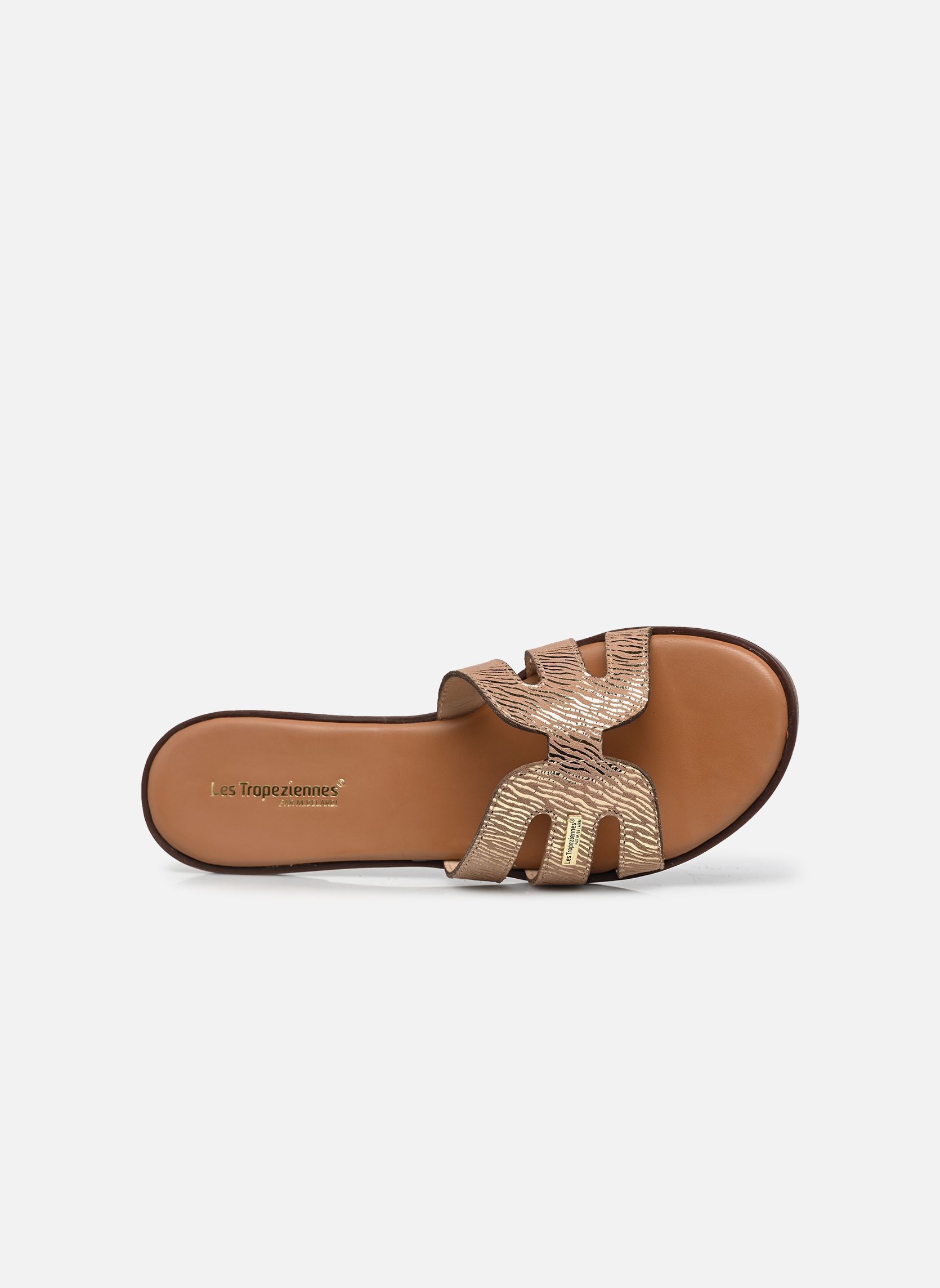 Muilen en klompen HAMIGA dames beige Les Tropéziennes par M Belarbi Muilen en klompen HAMIGA dames beige BEIGE ZEBRE