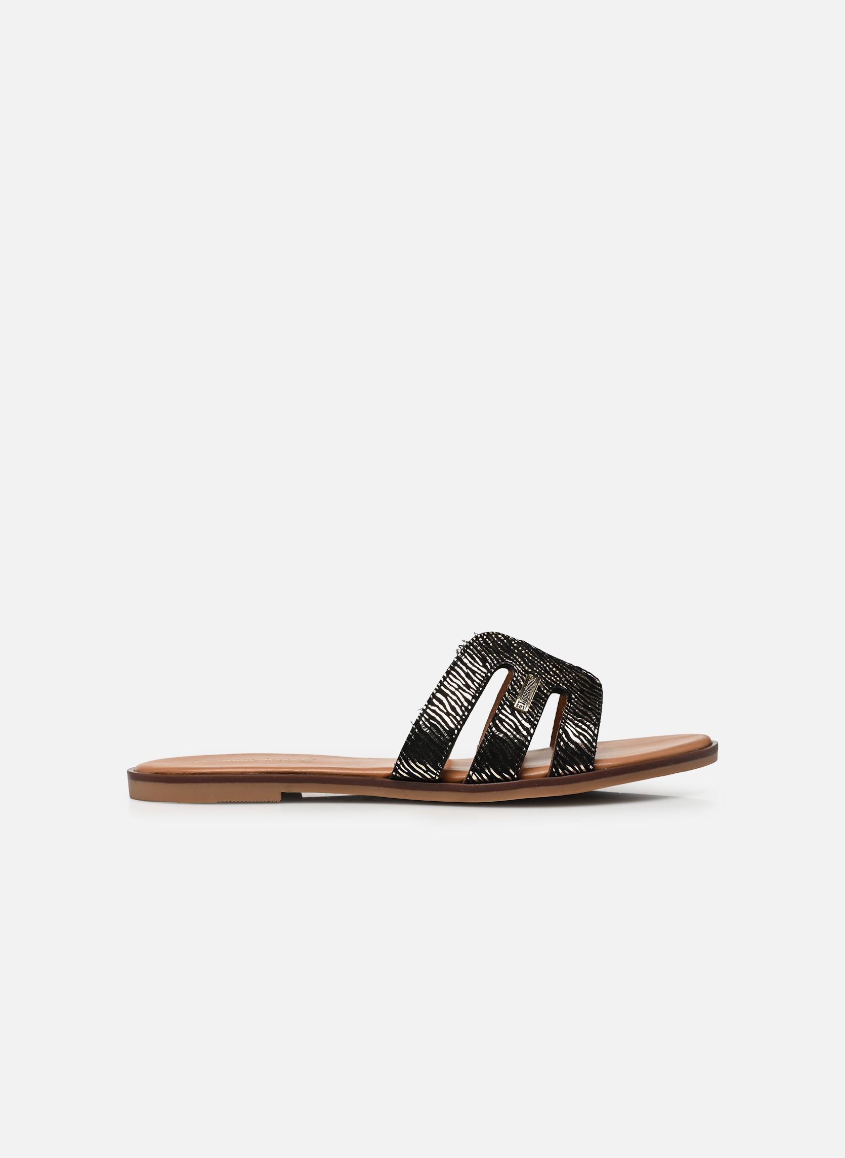 Pantoletten und Clogs HAMIGA damen schwarz Les Tropéziennes par M Belarbi Pantoletten und Clogs HAMIGA damen schwarz NOIR ZEBRE