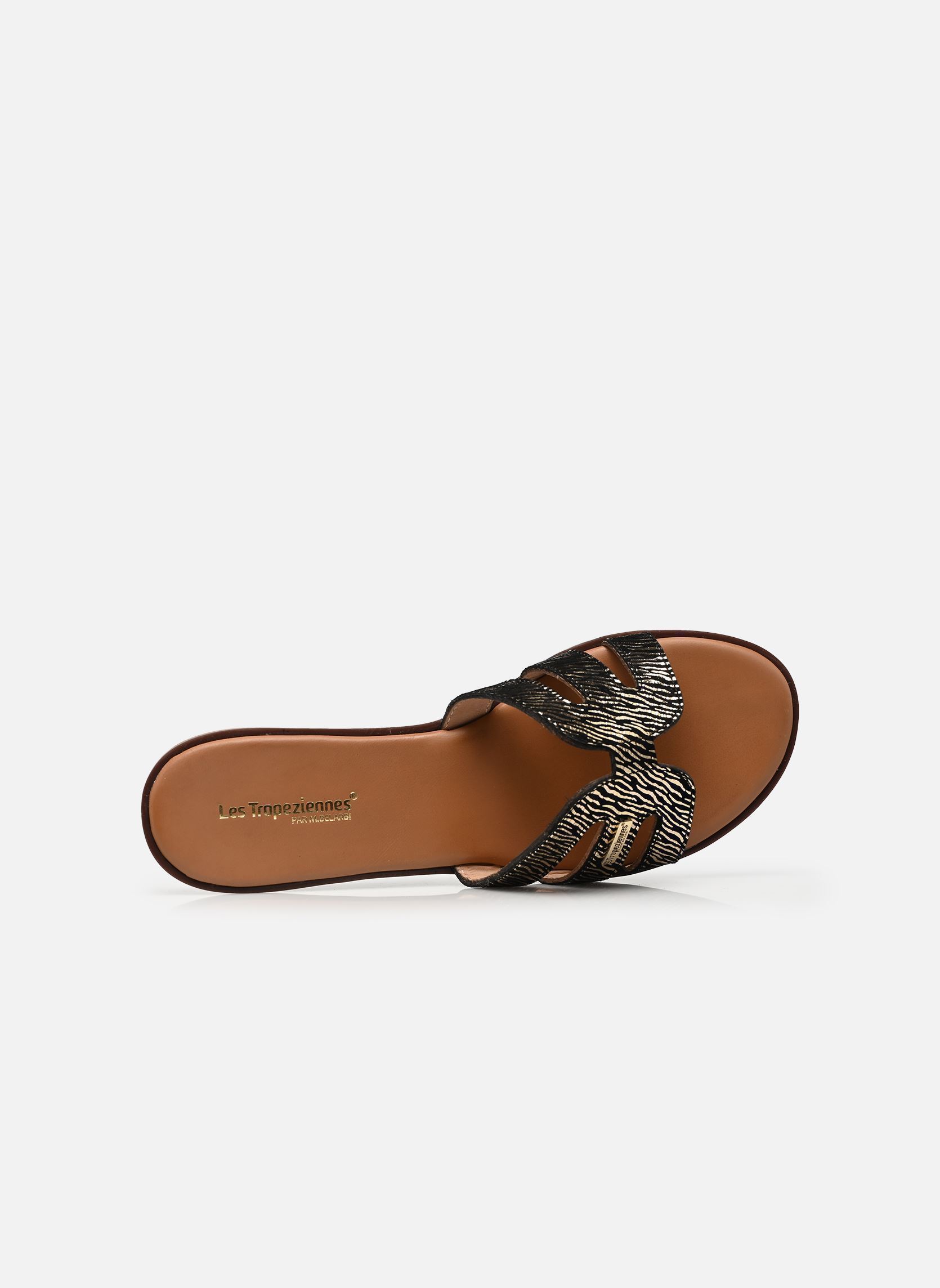 Pantoletten und Clogs HAMIGA damen schwarz Les Tropéziennes par M Belarbi Pantoletten und Clogs HAMIGA damen schwarz NOIR ZEBRE