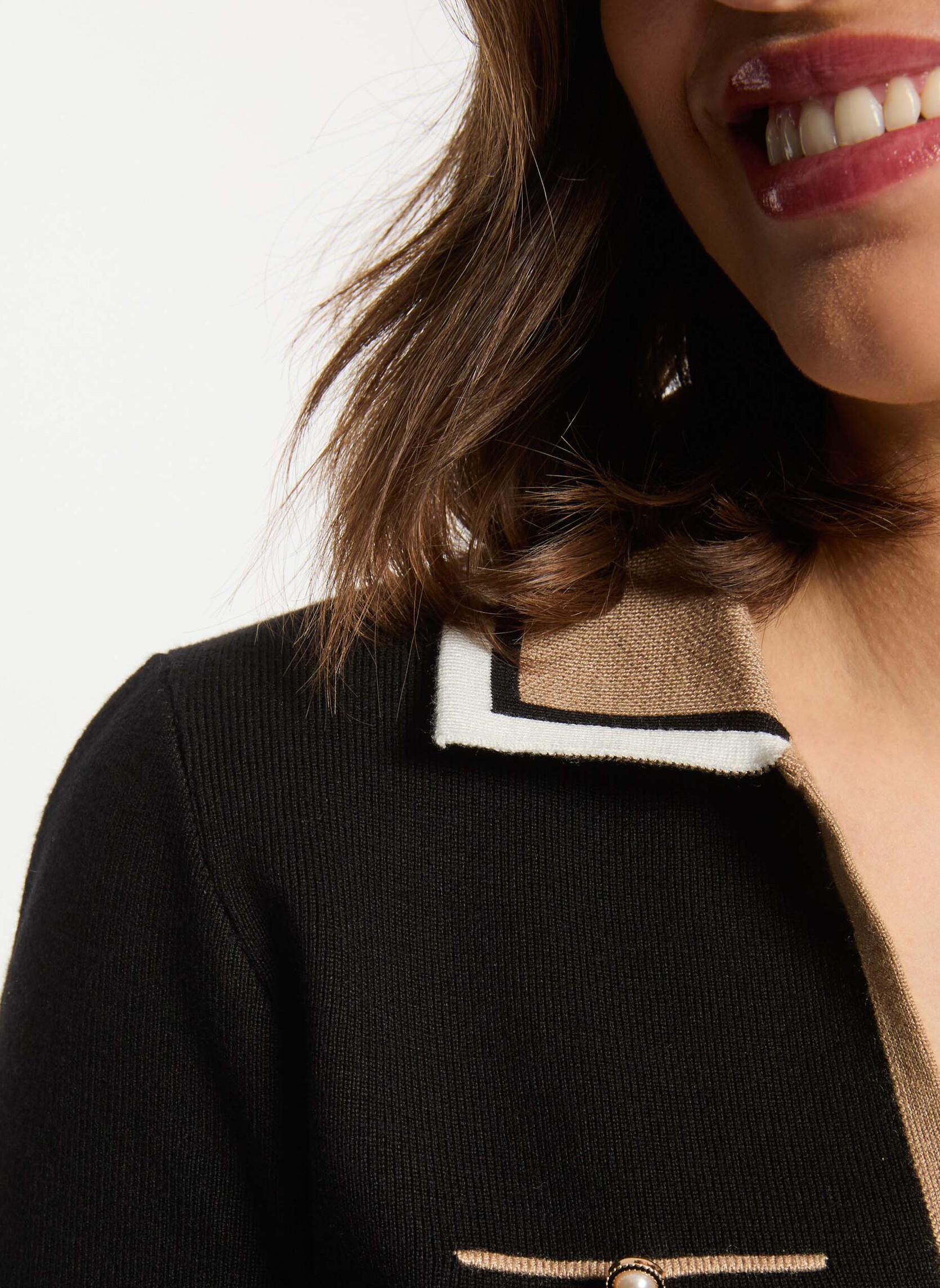 Pulls 241-MTOI femme noir Morgan Pulls 241-MTOI femme noir Noir