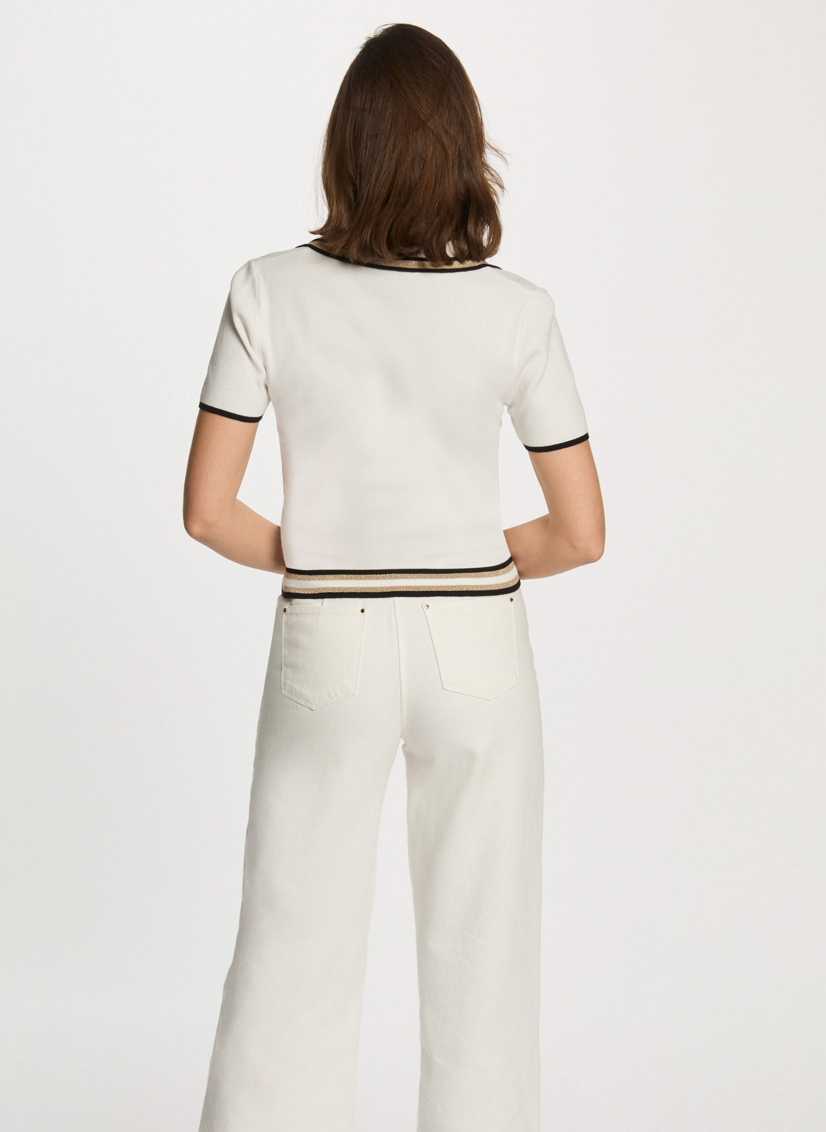 Pulls 241-MTOI femme beige Morgan Pulls 241-MTOI femme beige Ecru