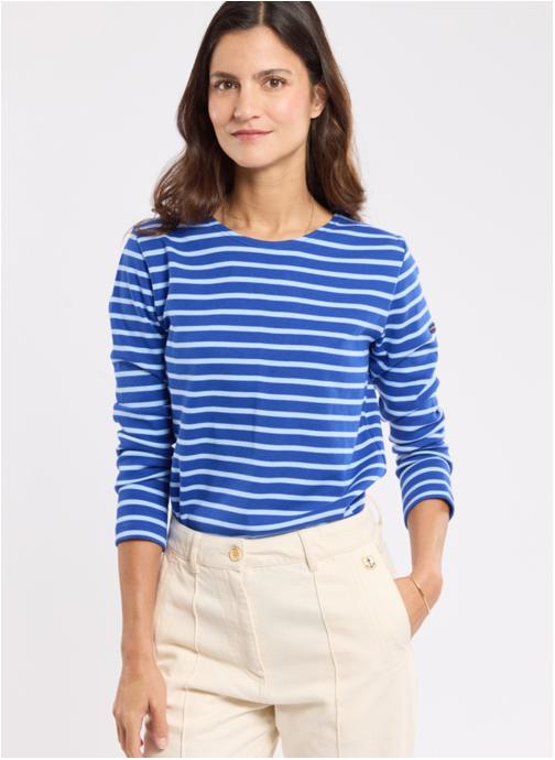 Armor Lux Tee-shirts Marinière Lesconil mazarine/placid blue femme bleu