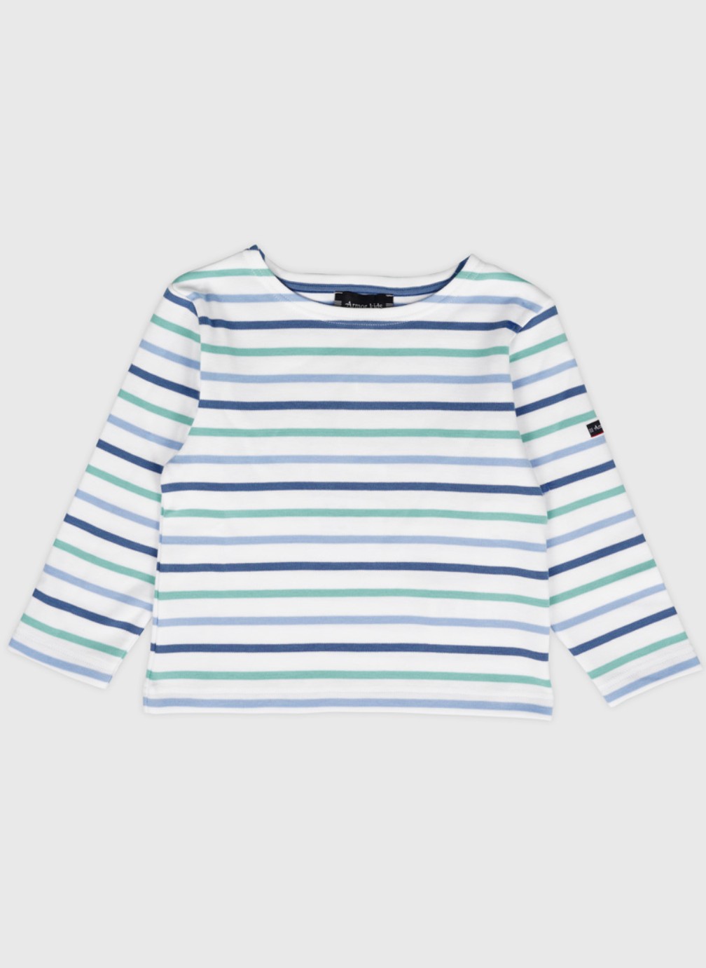 Tee-shirts Marinière K0511 blanc/dahlia/peachnectar/popco fille blanc Armor Lux Tee-shirts Marinière K0511 blanc/dahlia/peachnectar/popco fille blanc Blanc mat