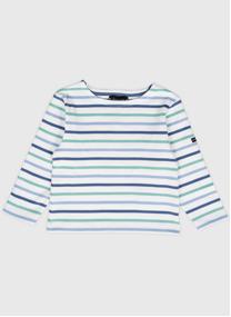 Tee-shirts Marinière K0511 blanc/dahlia/peachnectar/popco fille blanc Armor Lux Tee-shirts Marinière K0511 blanc/dahlia/peachnectar/popco fille blanc Blanc mat
