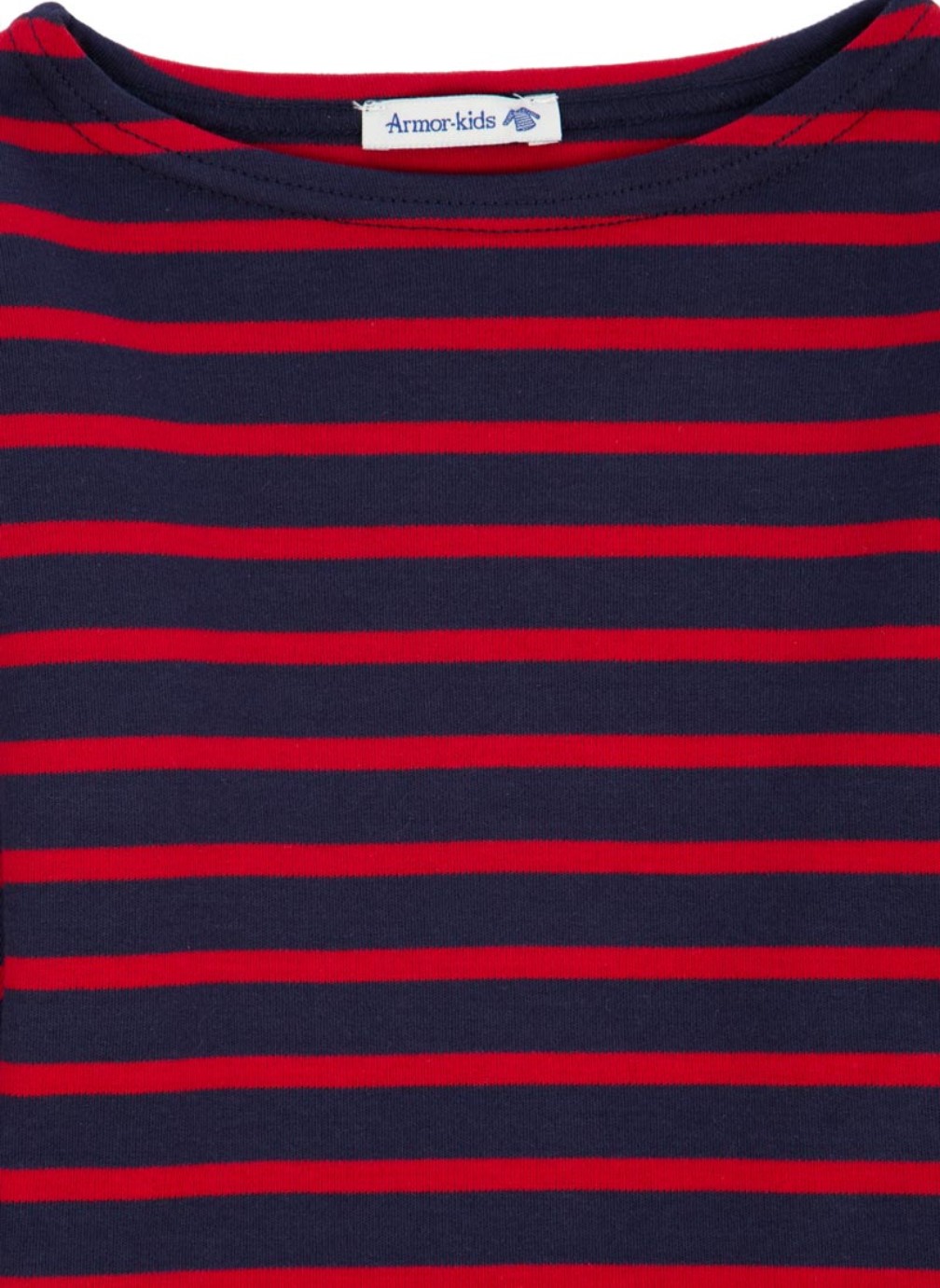 Armor-lux Callac Héritage Stripe T-Shirt Pale Olive/Milk Hos