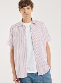 Chemises Chemise 43228 blanc/rouge homme blanc