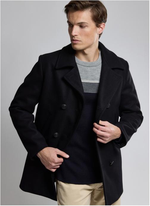 Manteau bicolore caban Armor-Lux fort cigogne | Sneak'In